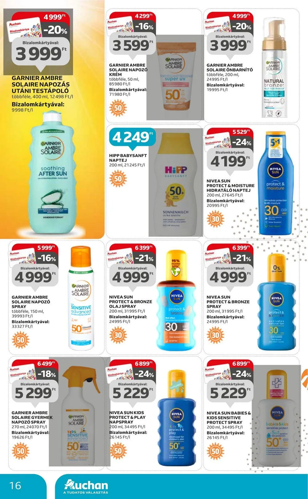 Auchan akciós újság Nyar 05.11–05.24 – 16. oldal