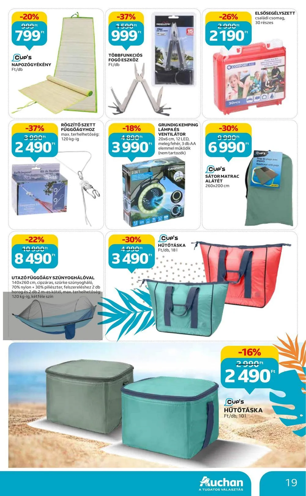 Auchan akciós újság Nyar 05.11–05.24 – 19. oldal