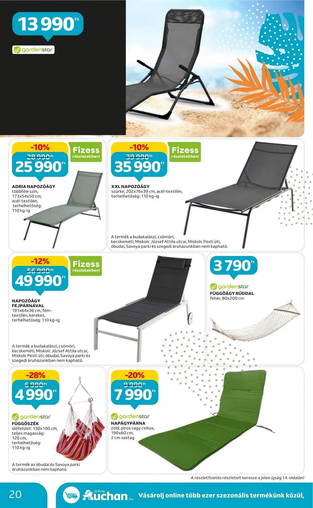 Auchan akciós újság Nyar 05.11–05.24 – 20. oldal
