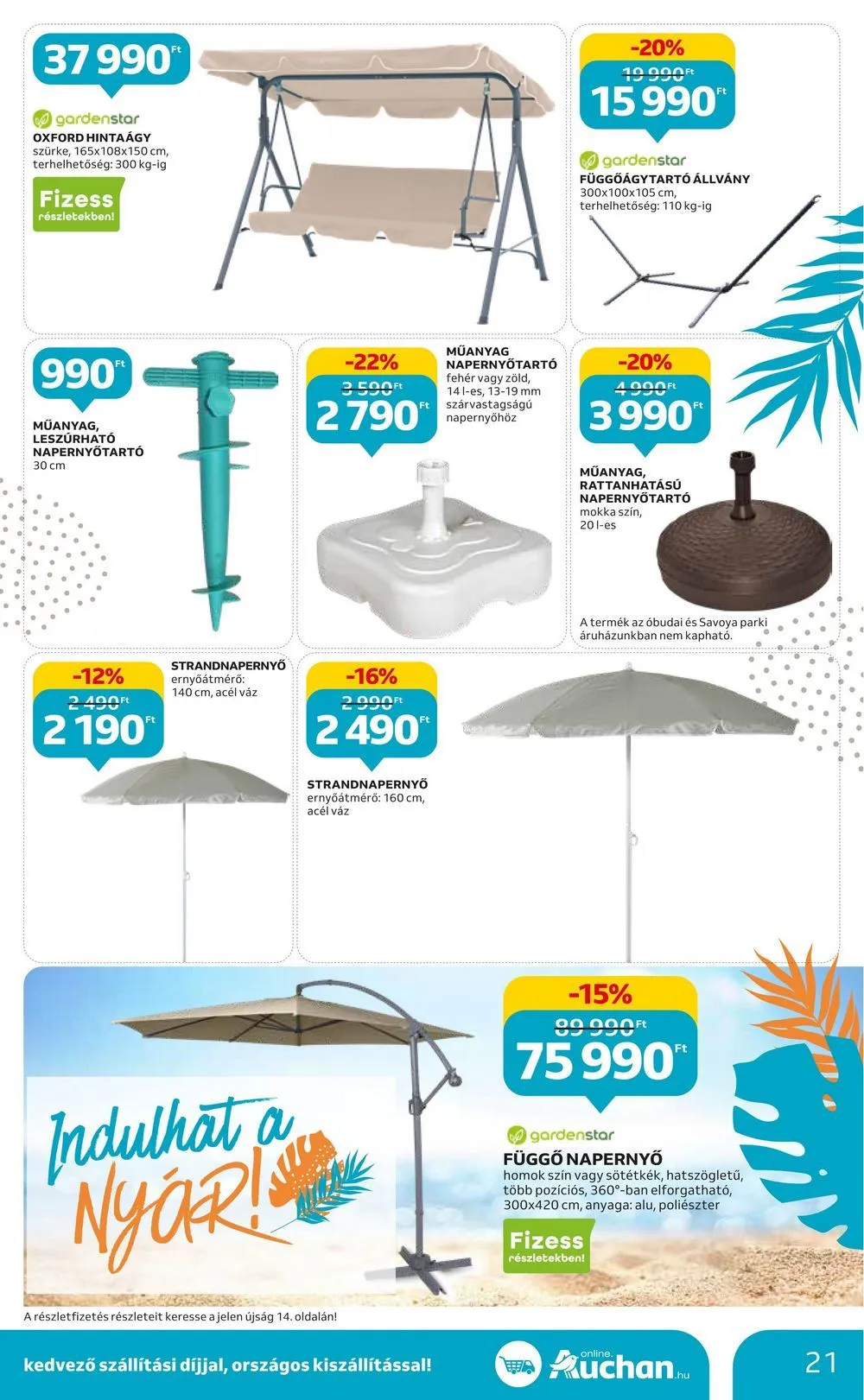 Auchan akciós újság Nyar 05.11–05.24 – 21. oldal