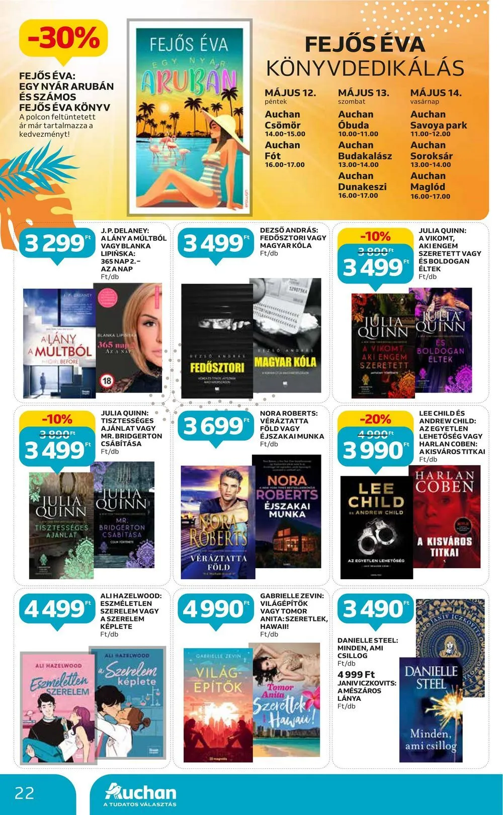 Auchan akciós újság Nyar 05.11–05.24 – 22. oldal