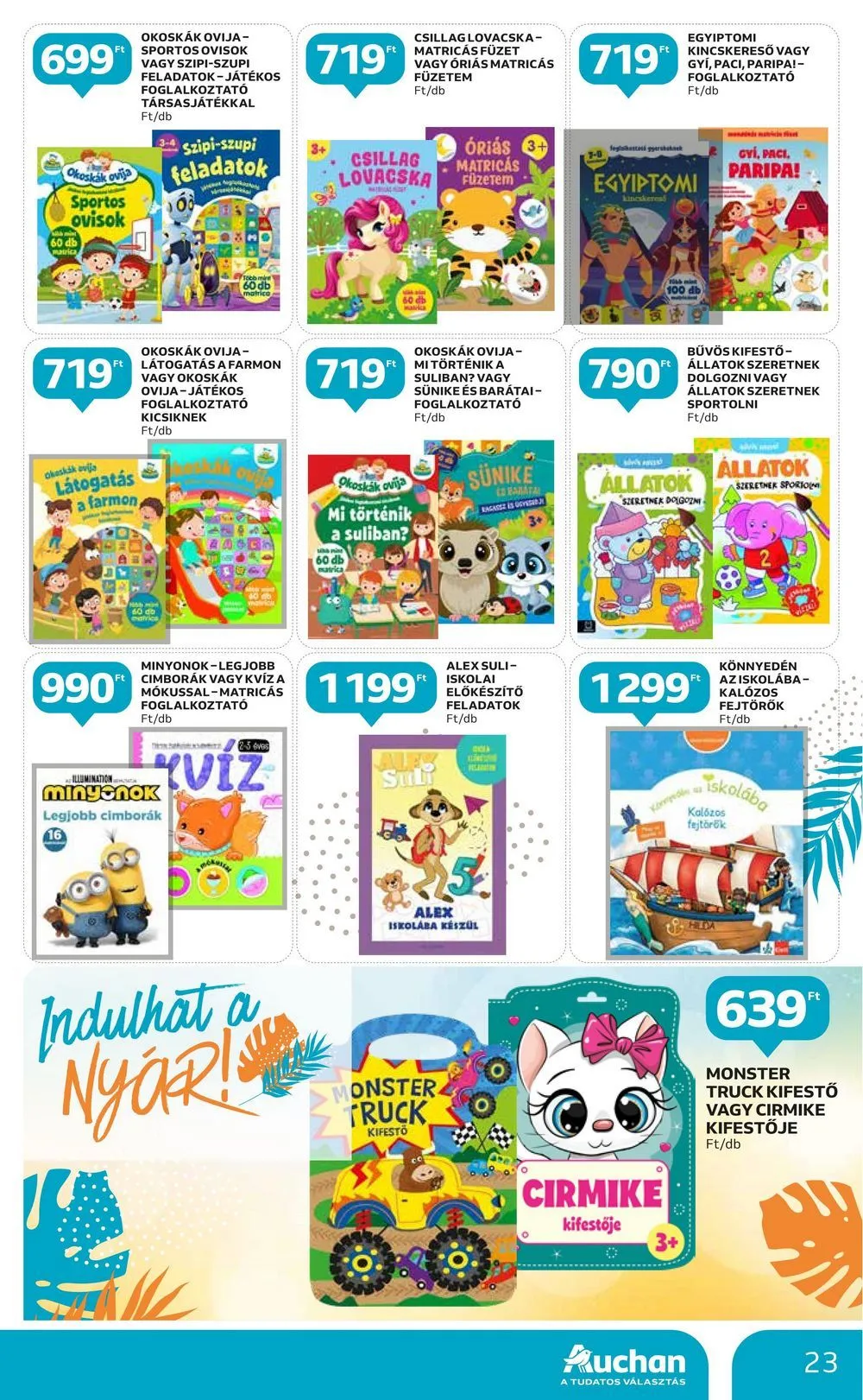 Auchan akciós újság Nyar 05.11–05.24 – 23. oldal