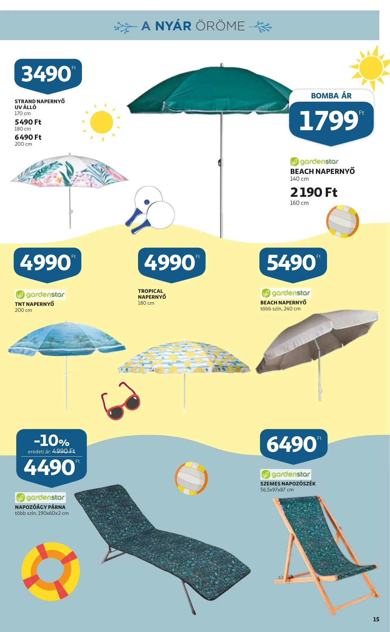 Auchan akciós újság Nyari katalógus 05.13–05.26 – 15. oldal