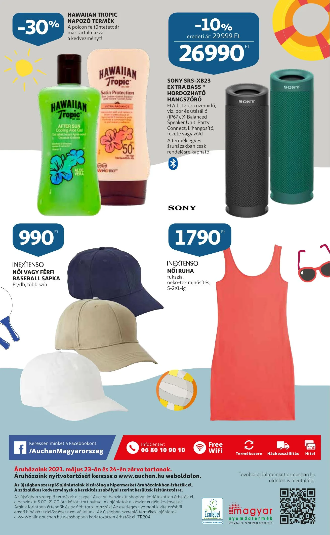 Auchan akciós újság Nyari katalógus 05.13–05.26 – 20. oldal
