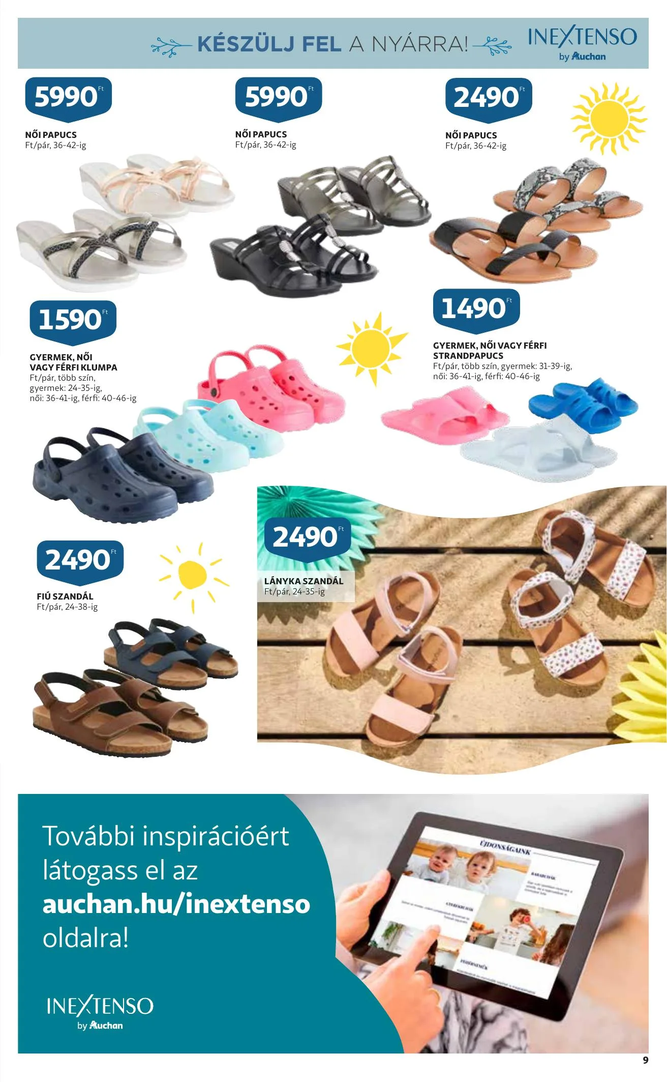 Auchan akciós újság Nyari katalógus 05.13–05.26 – 9. oldal