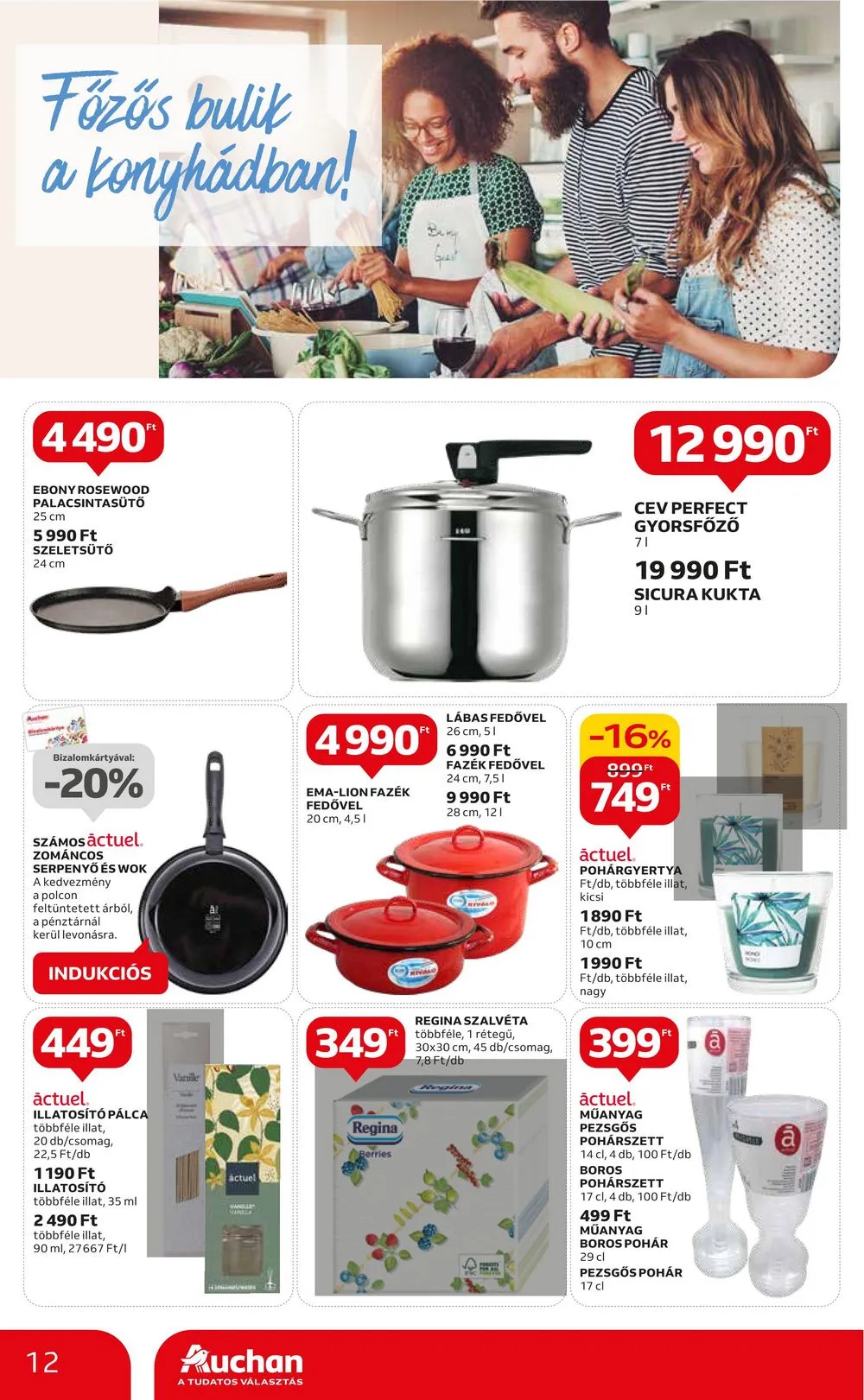 Auchan akciós újság Nyarzaro 09.14–10.04 – 12. oldal
