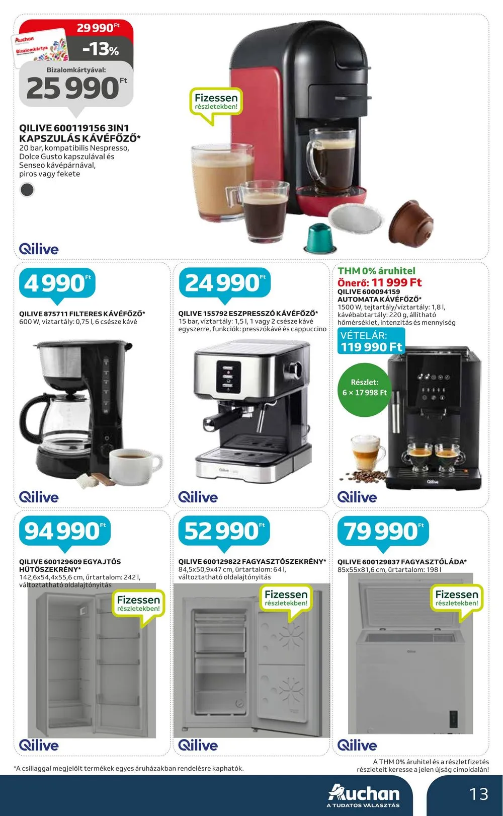 Auchan akciós újság Nyarzaro 09.14–10.04 – 13. oldal