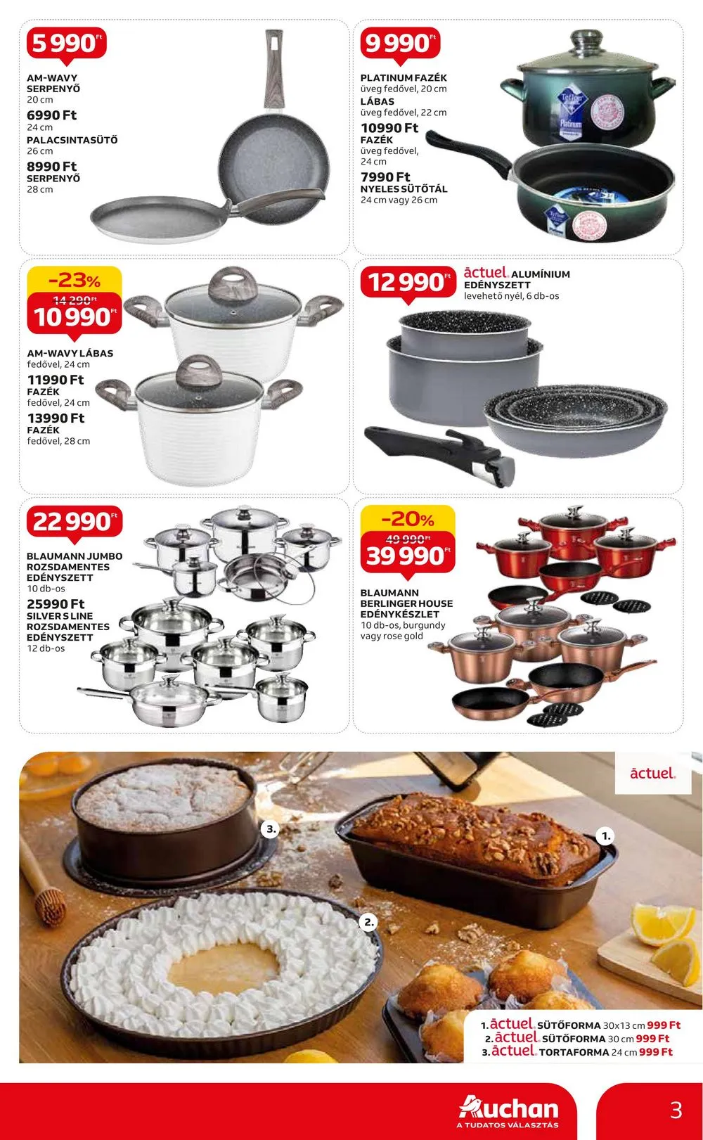 Auchan akciós újság Nyarzaro 09.14–10.04 – 3. oldal