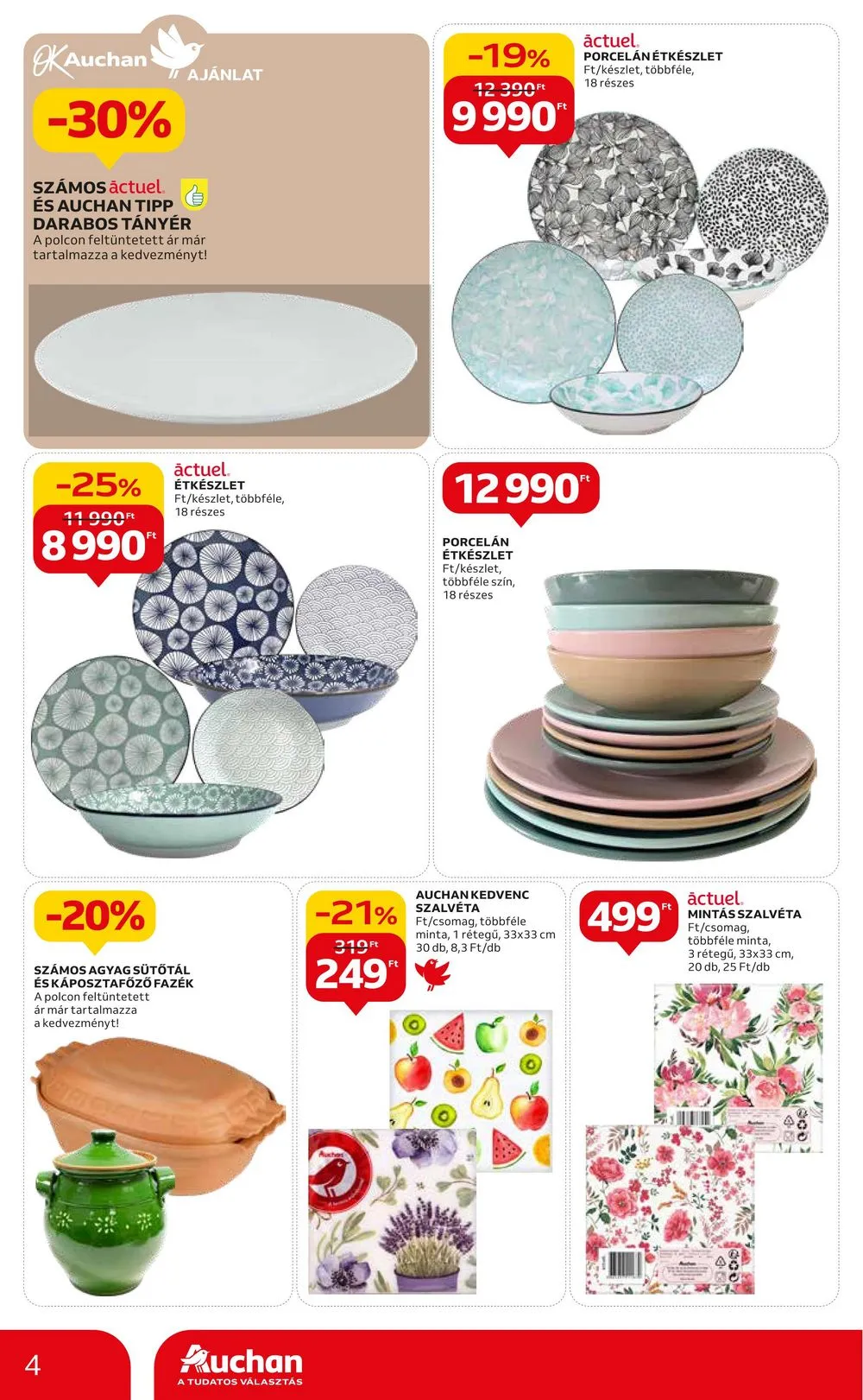Auchan akciós újság Nyarzaro 09.14–10.04 – 4. oldal