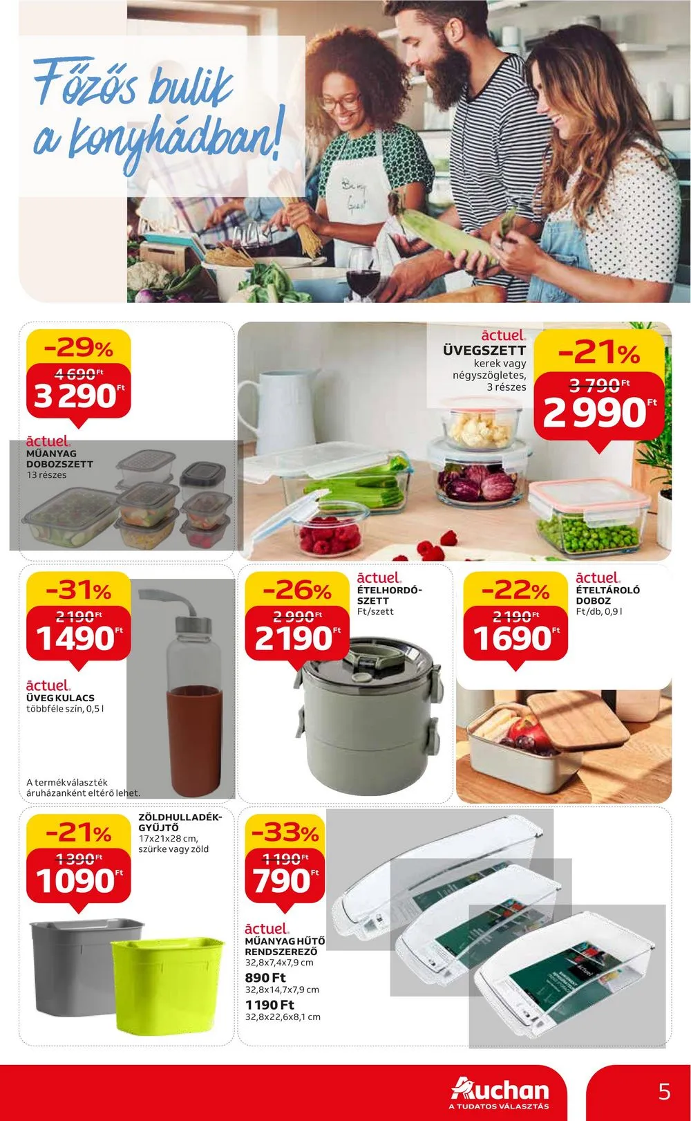 Auchan akciós újság Nyarzaro 09.14–10.04 – 5. oldal