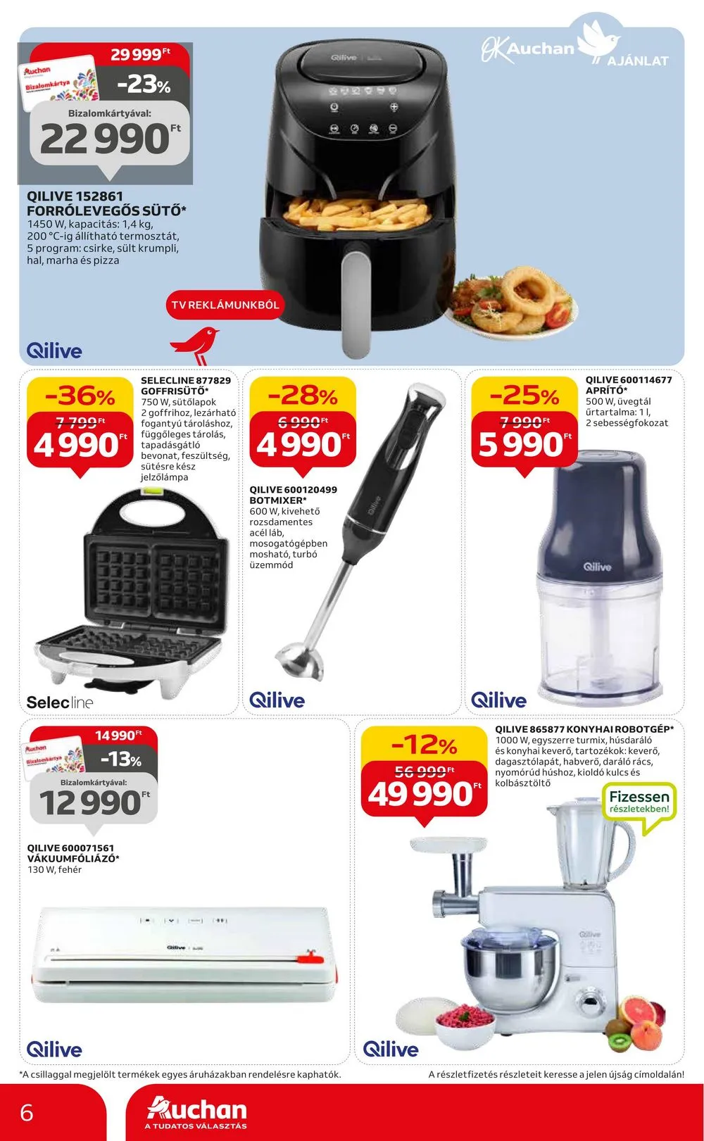 Auchan akciós újság Nyarzaro 09.14–10.04 – 6. oldal