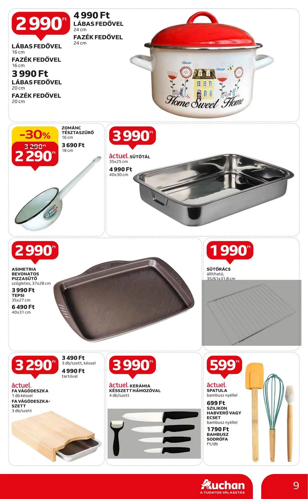 Auchan akciós újság Nyarzaro 09.14–10.04 – 9. oldal