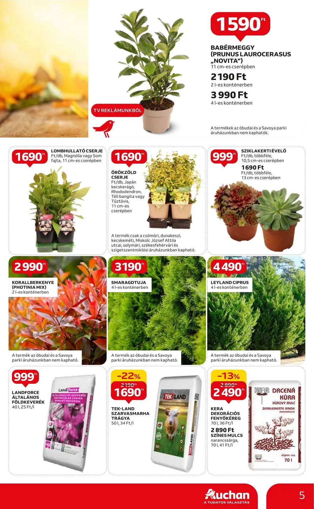 Auchan akciós újság Osz 09.14–09.27 – 5. oldal