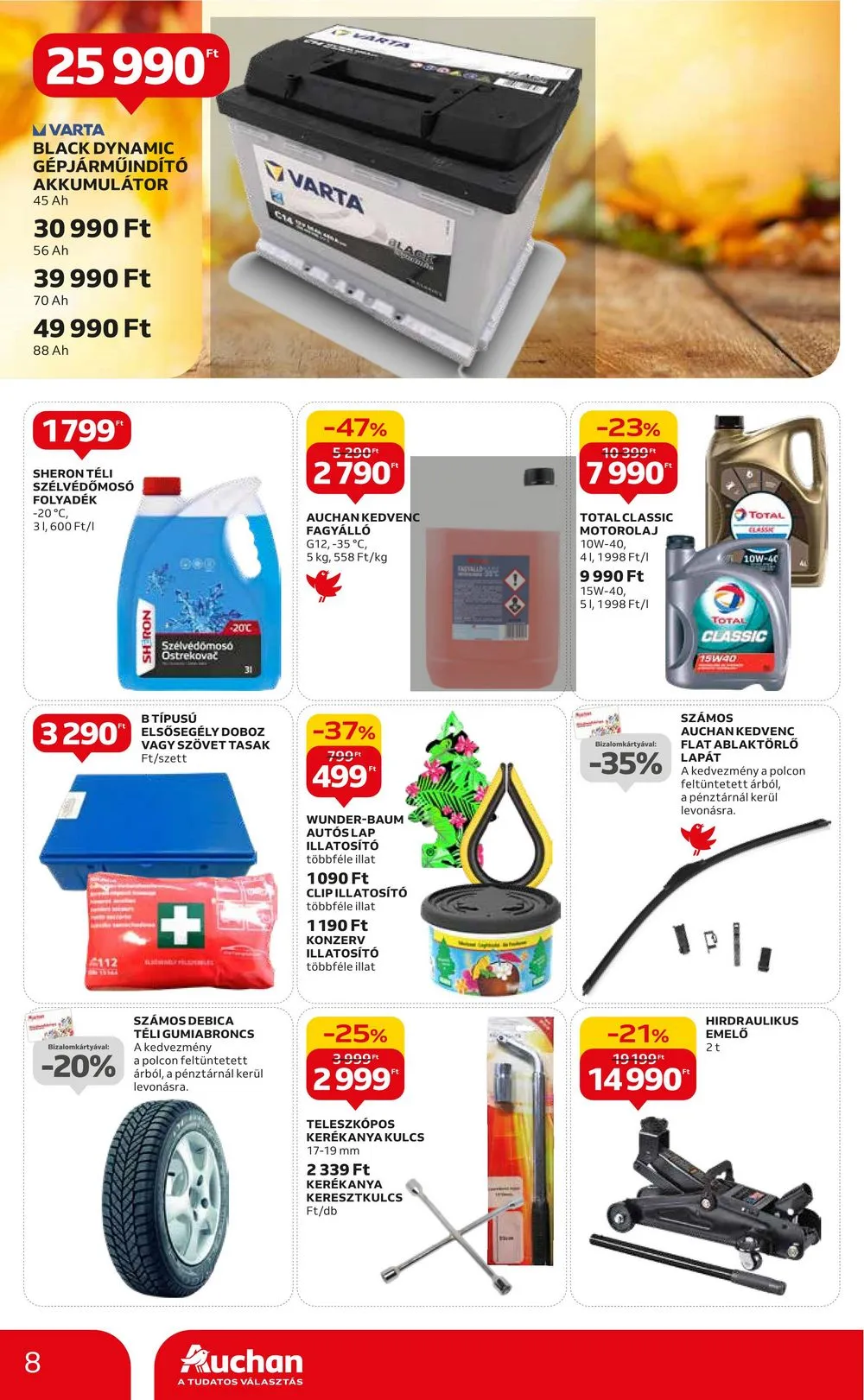 Auchan akciós újság Osz 09.14–09.27 – 8. oldal