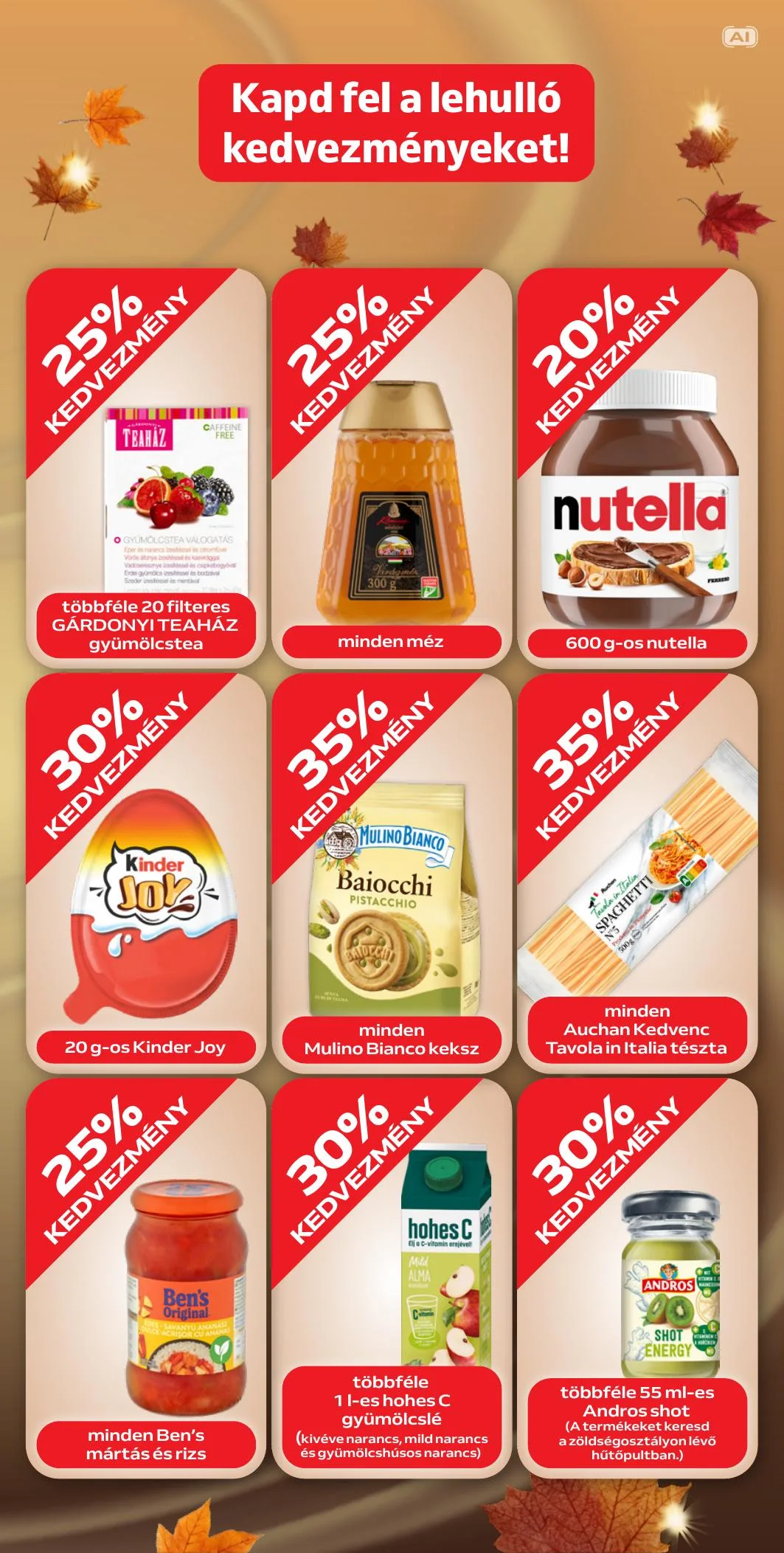 Auchan akciós újság Őszi Kuponnapok 10.01–10.11 – 11. oldal