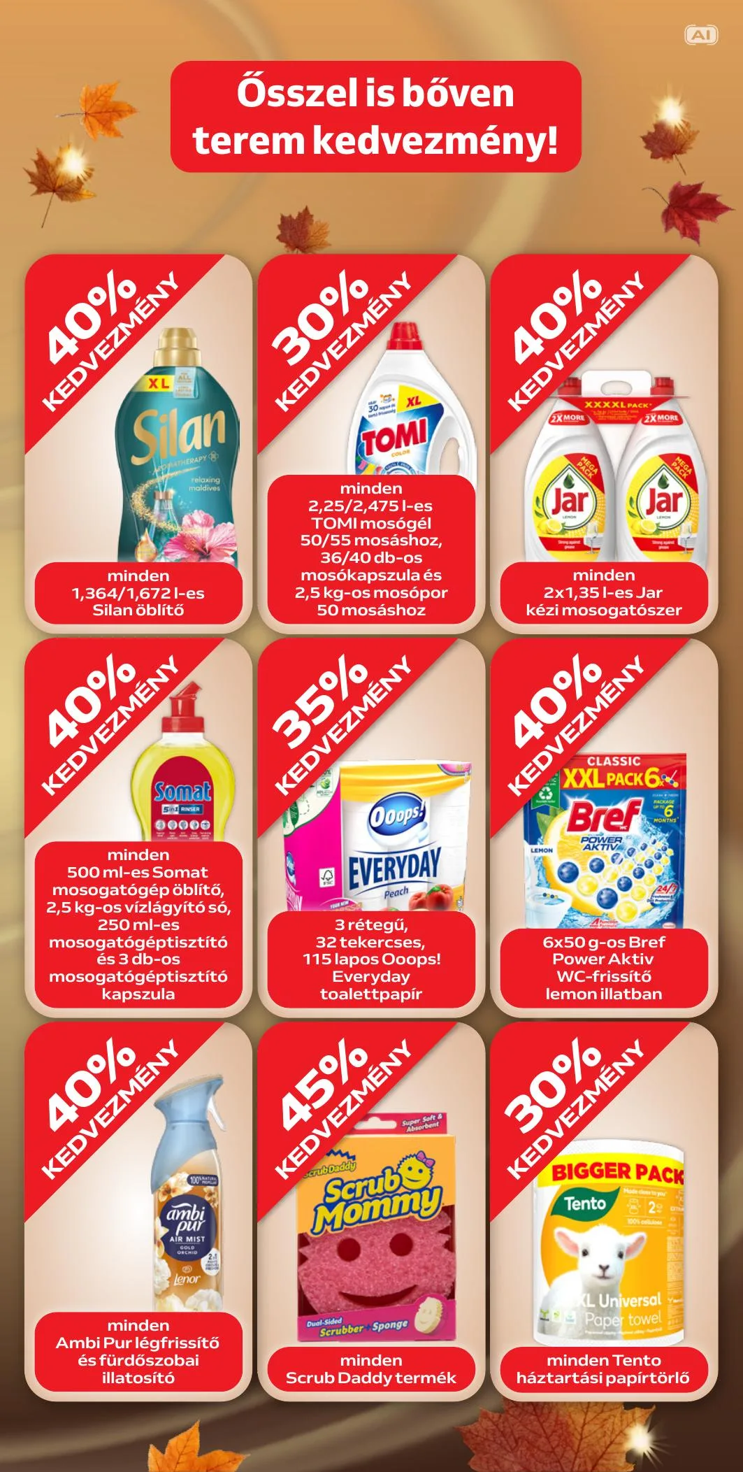 Auchan akciós újság Őszi Kuponnapok 10.01–10.11 – 3. oldal