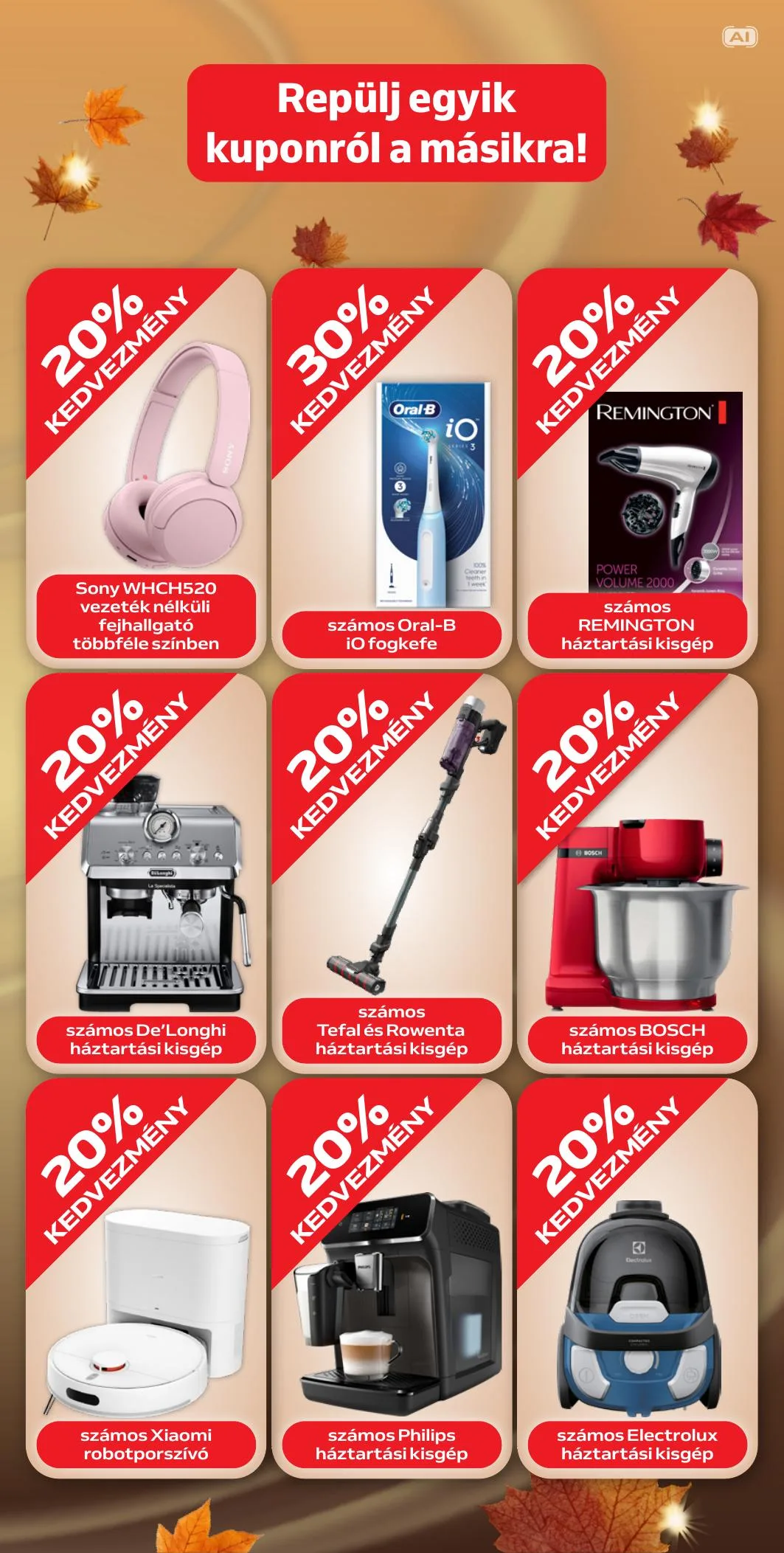 Auchan akciós újság Őszi Kuponnapok 10.01–10.11 – 9. oldal