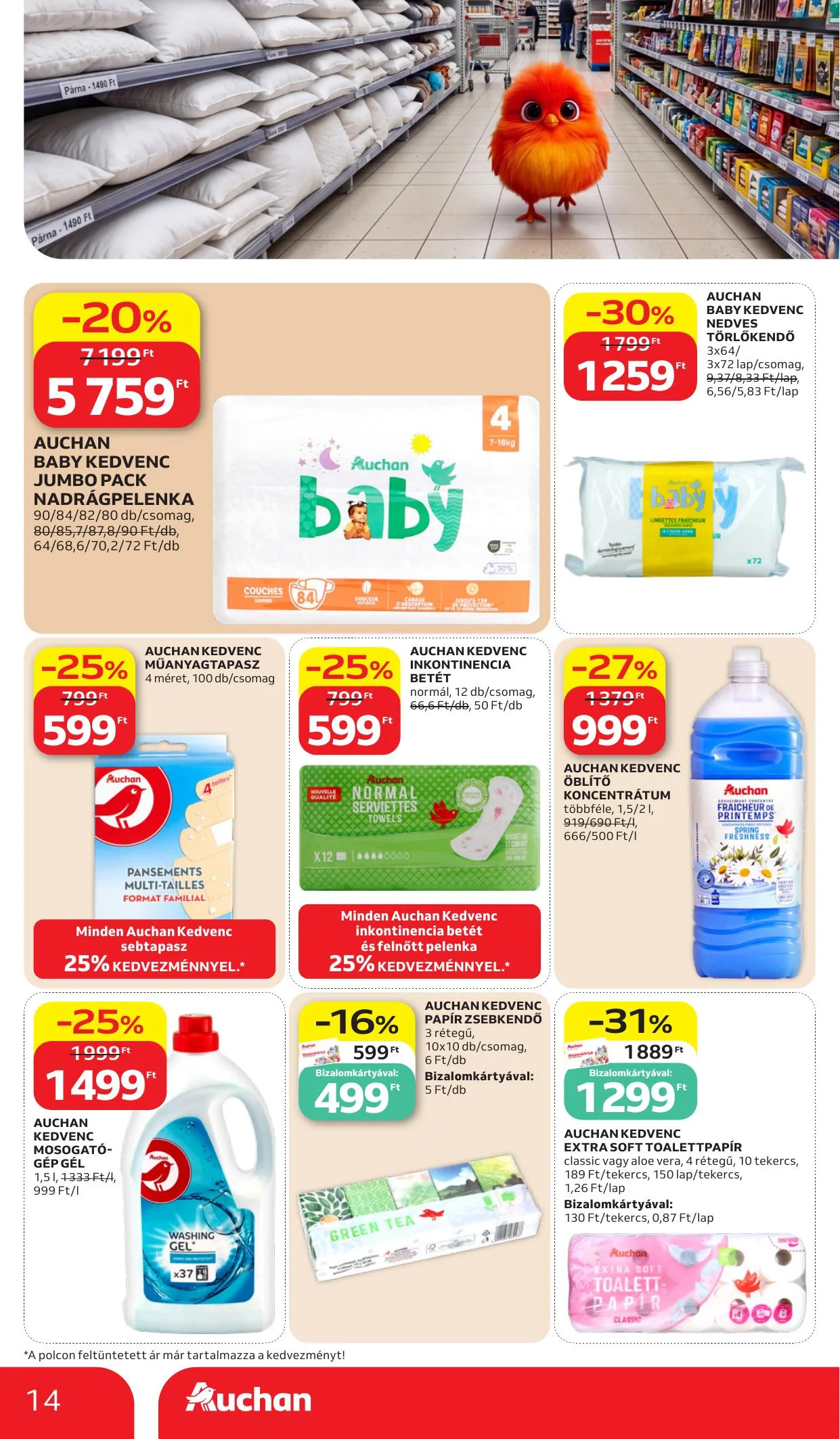 Auchan akciós újság Sajatmarkas ajánlataink 10.15–10.21 – 14. oldal
