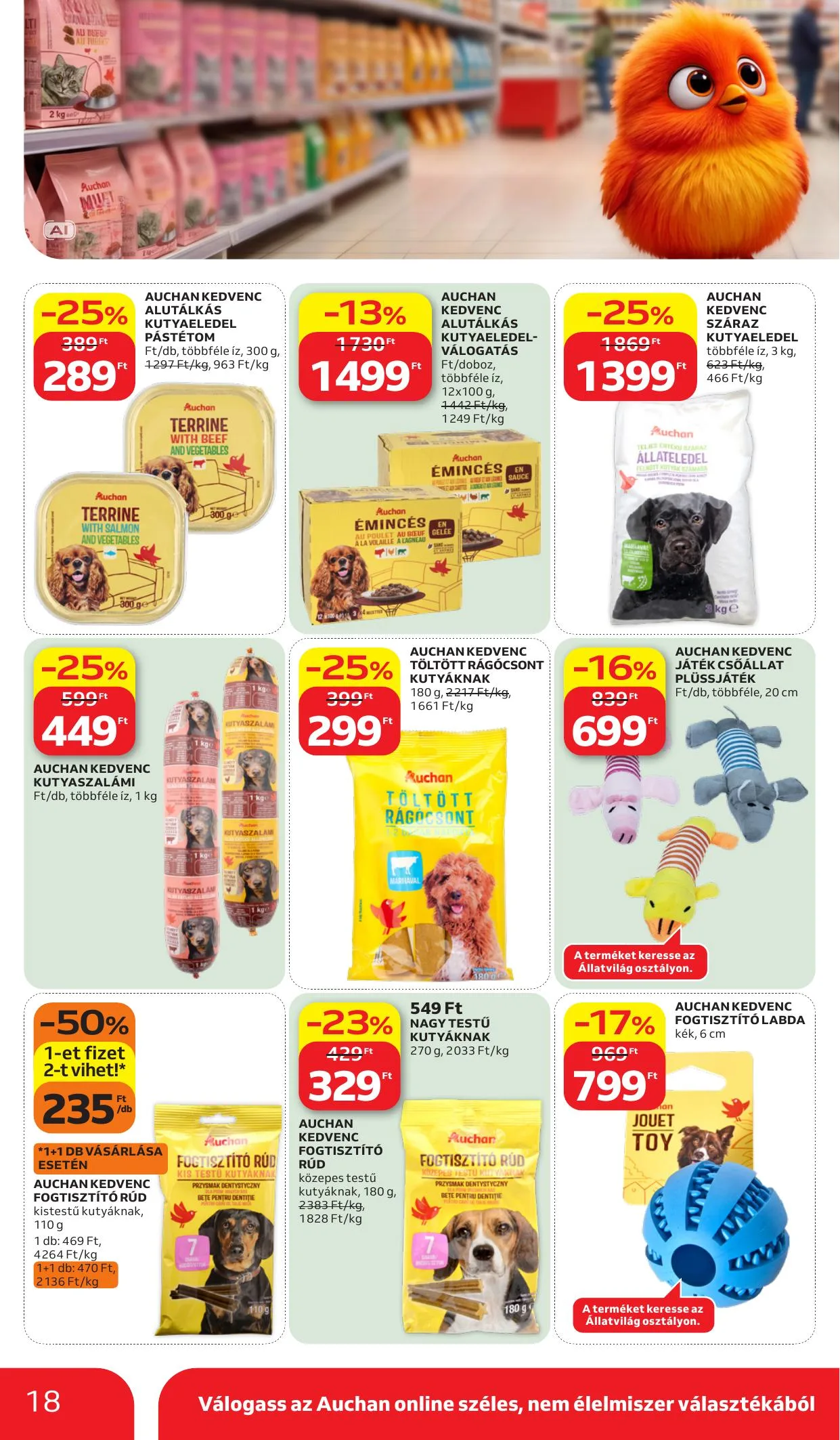 Auchan akciós újság Sajatmarkas ajánlataink 10.15–10.21 – 18. oldal