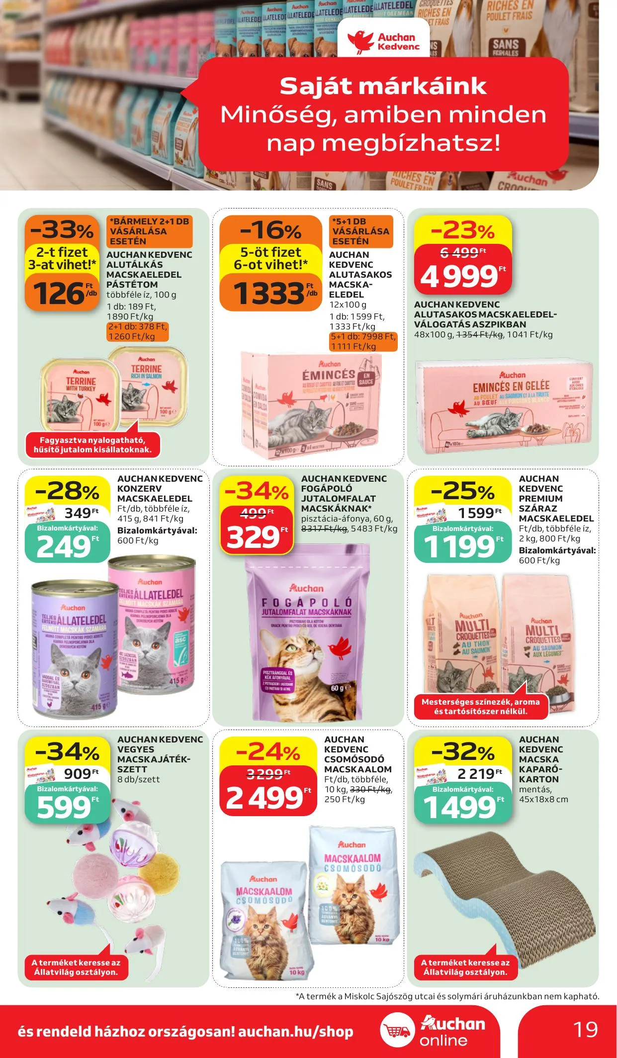 Auchan akciós újság Sajatmarkas ajánlataink 10.15–10.21 – 19. oldal