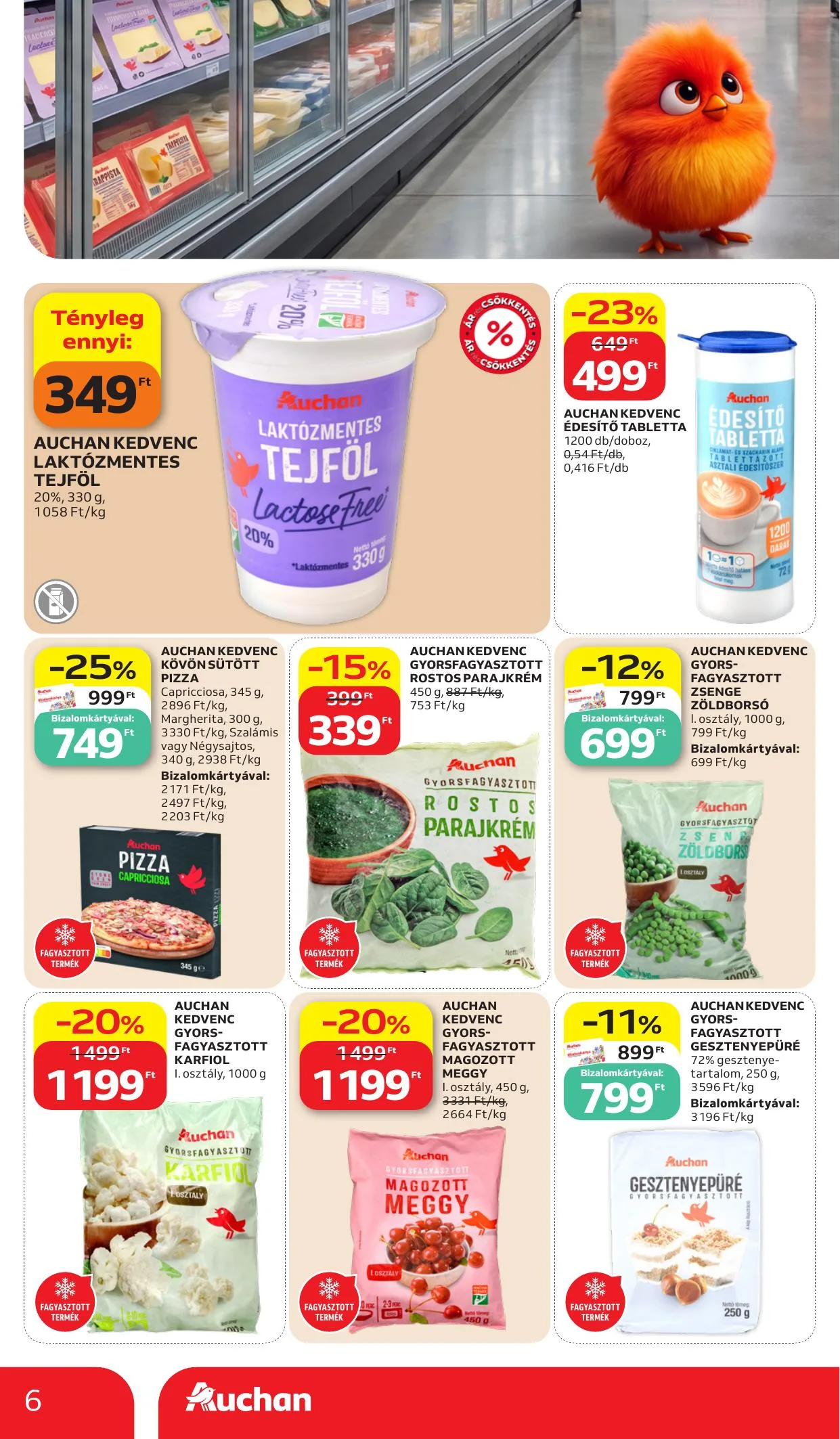 Auchan akciós újság Sajatmarkas ajánlataink 10.15–10.21 – 6. oldal