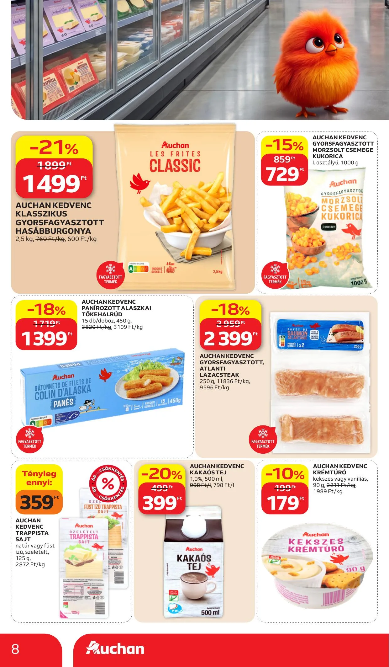 Auchan akciós újság Sajatmarkas ajánlataink 10.15–10.21 – 8. oldal