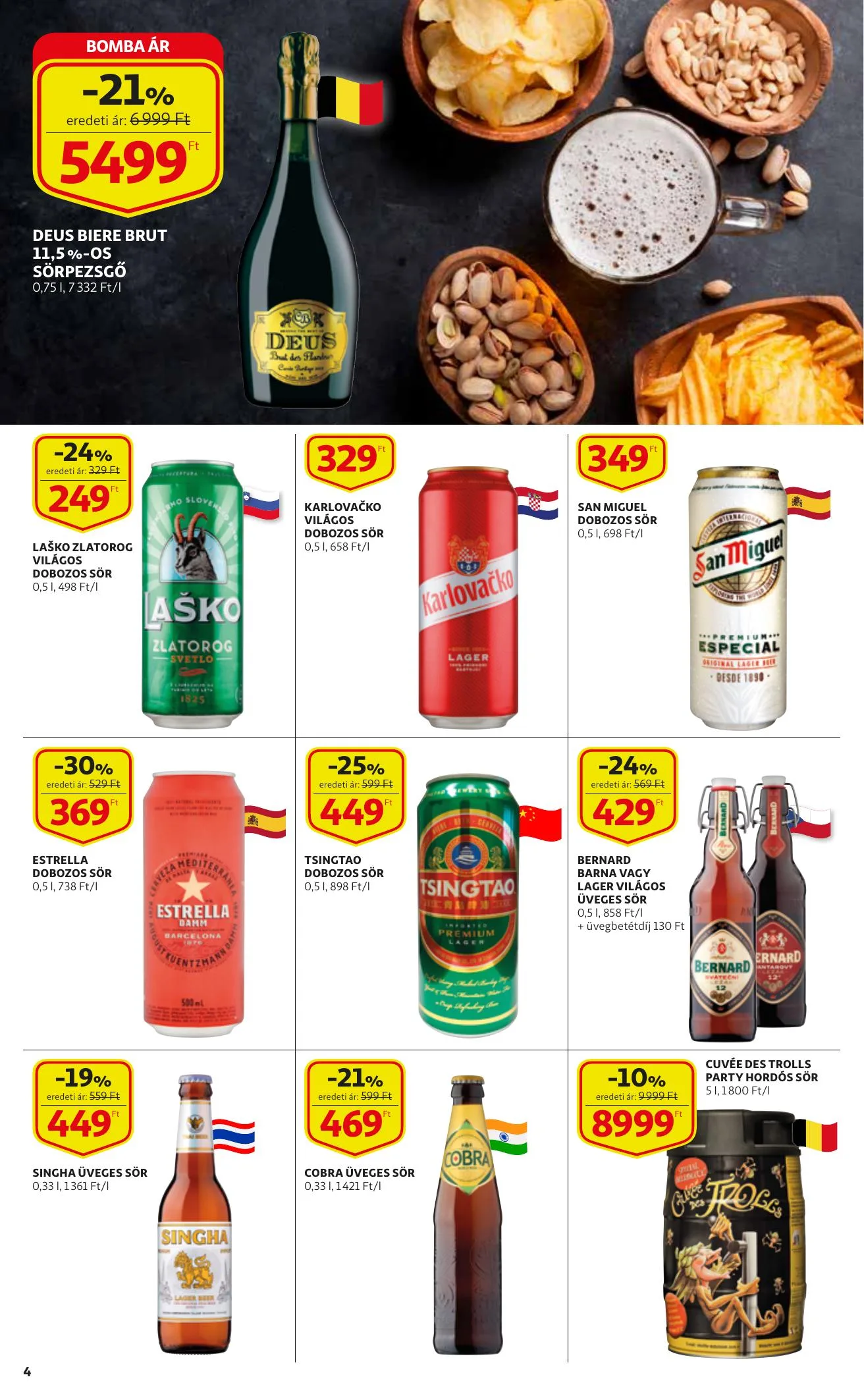 Auchan akciós újság Sor katalógus 02.25–03.24 – 4. oldal