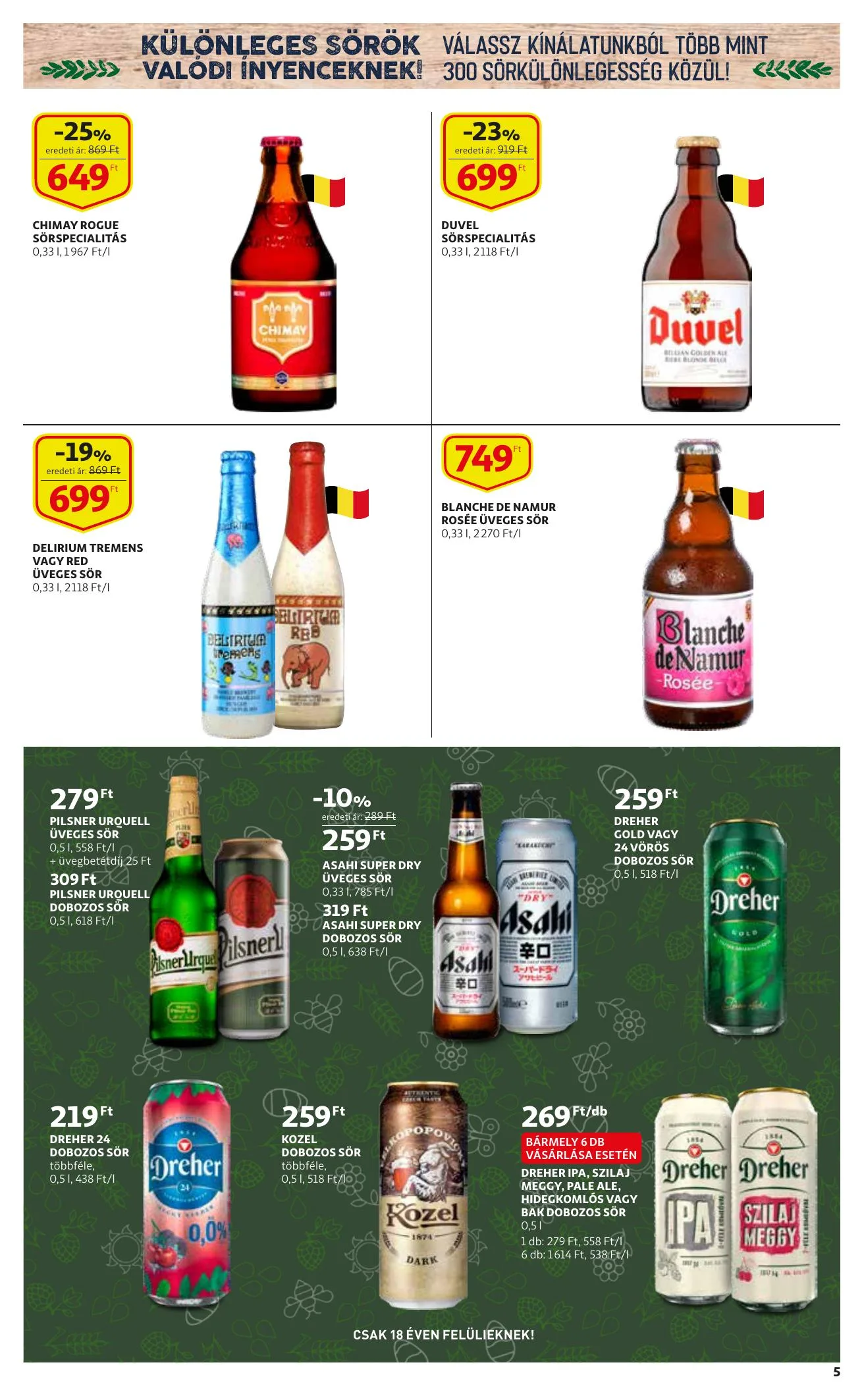 Auchan akciós újság Sor katalógus 02.25–03.24 – 5. oldal