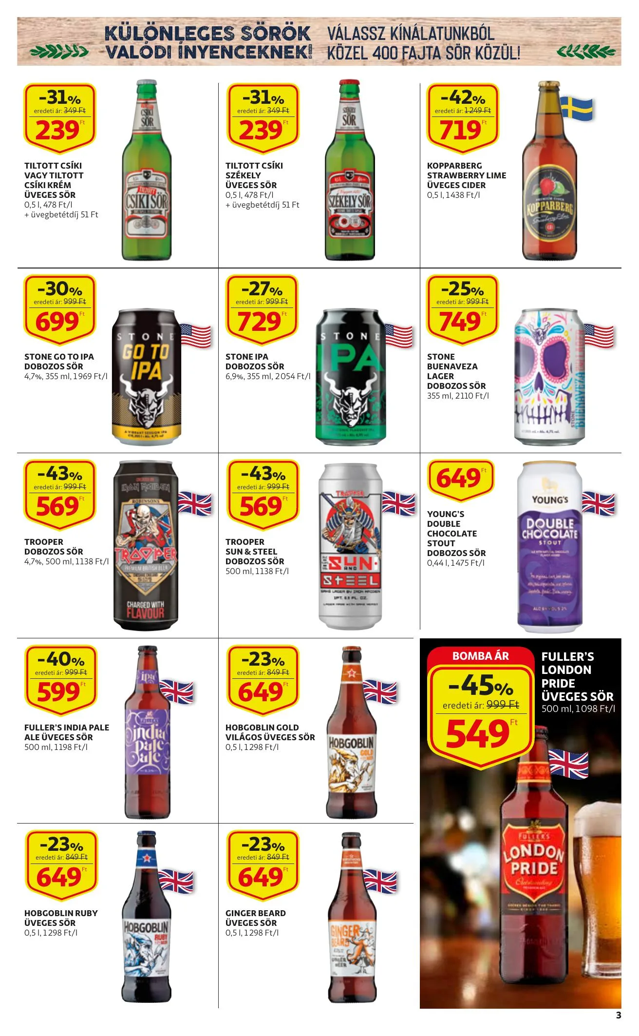 Auchan akciós újság Sor katalógus 08.05–08.25 – 3. oldal