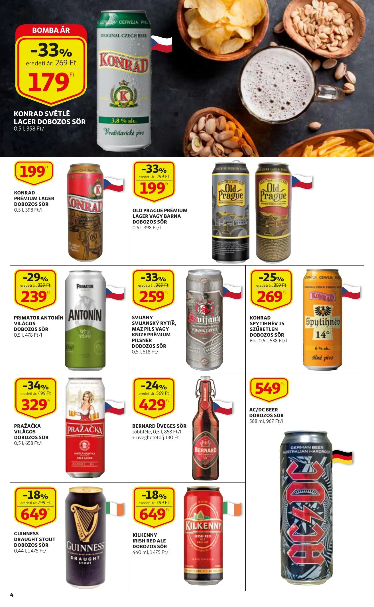 Auchan akciós újság Sor katalógus 08.05–08.25 – 4. oldal