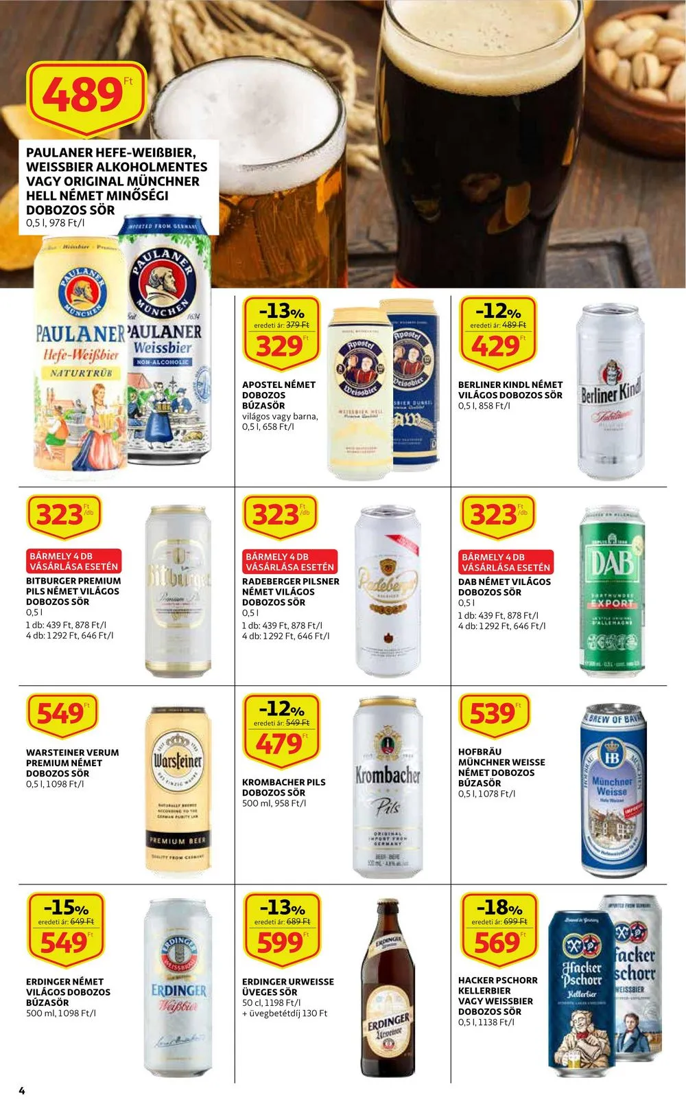 Auchan akciós újság Sor katalógus 03.02–03.29 – 4. oldal