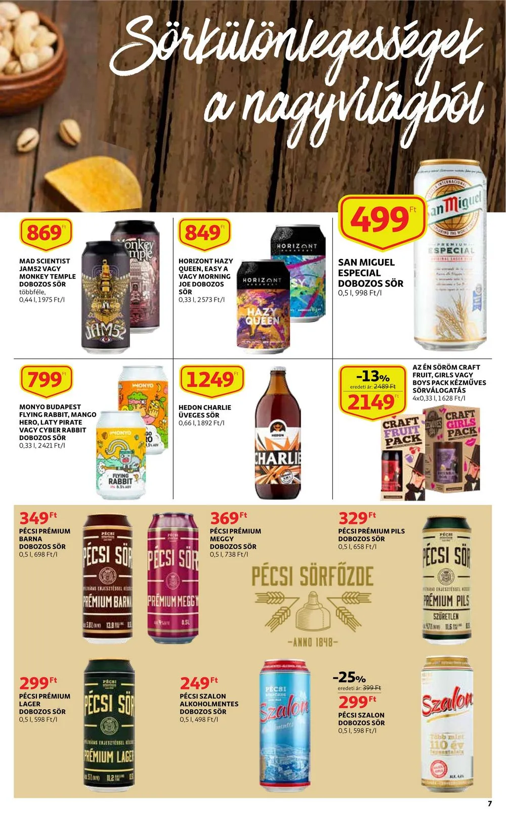 Auchan akciós újság Sor katalógus 03.02–03.29 – 7. oldal