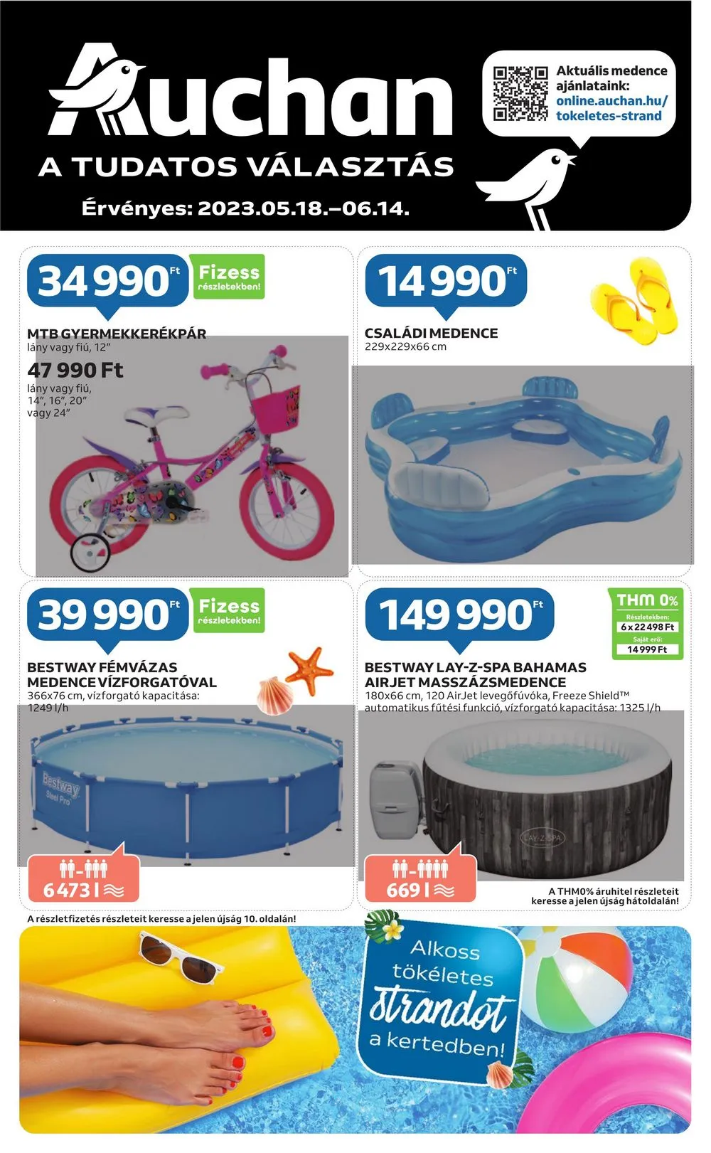 Auchan akciós újság Szabadido 05.18–06.14