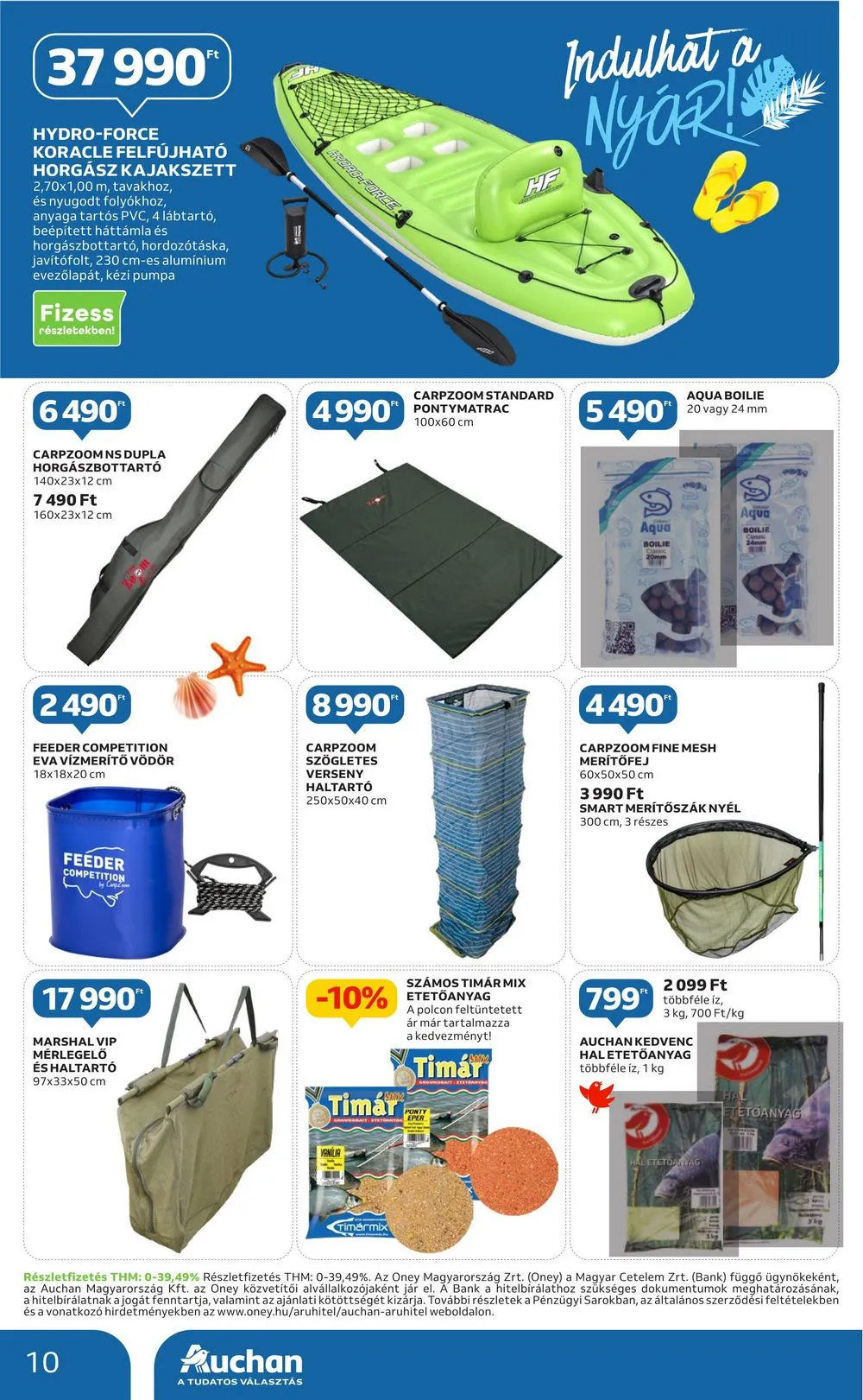 Auchan akciós újság Szabadido 05.18–06.14 – 10. oldal