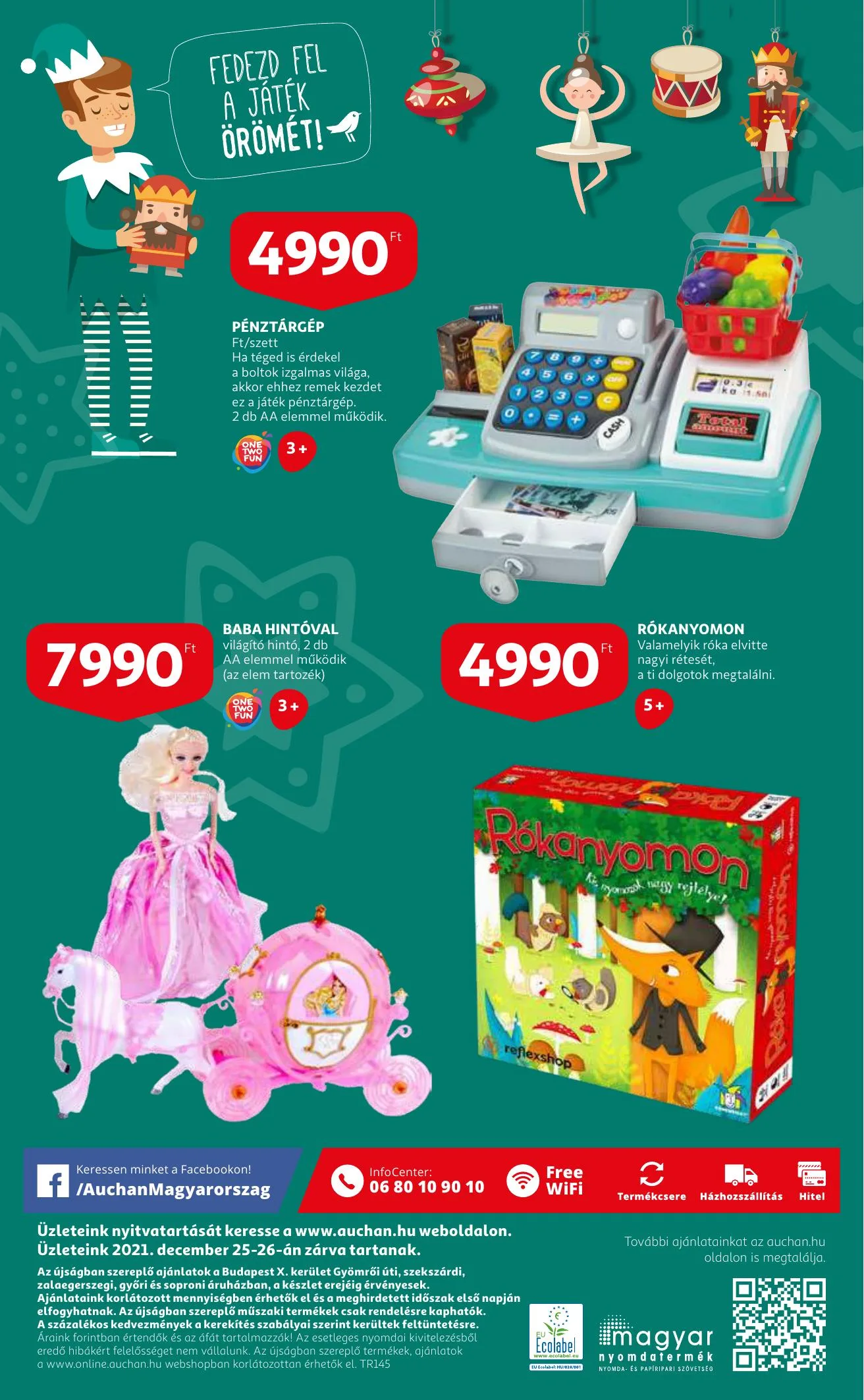 Auchan akciós újság Szupermarket Jatekkatalogus 12.02–12.31 – 12. oldal