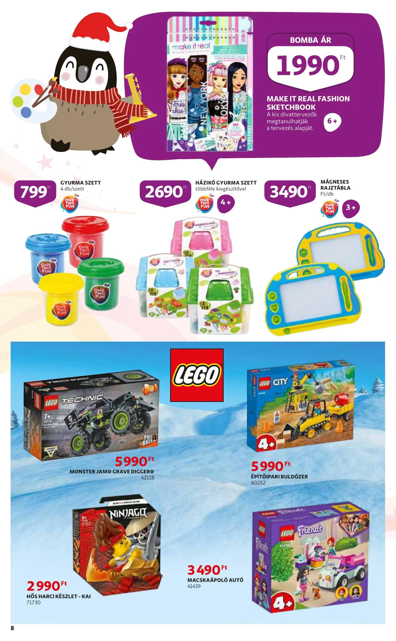 Auchan akciós újság Szupermarket Jatekkatalogus 12.02–12.31 – 8. oldal