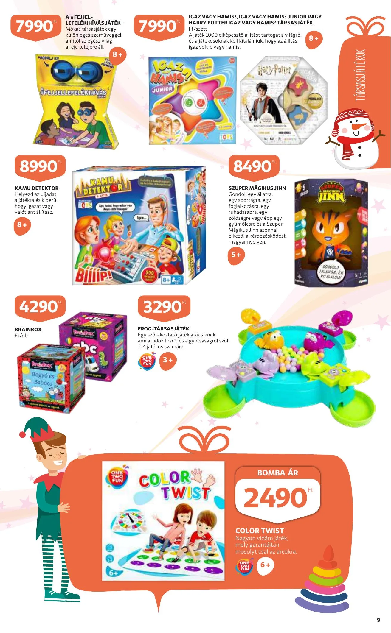 Auchan akciós újság Szupermarket Jatekkatalogus 12.02–12.31 – 9. oldal