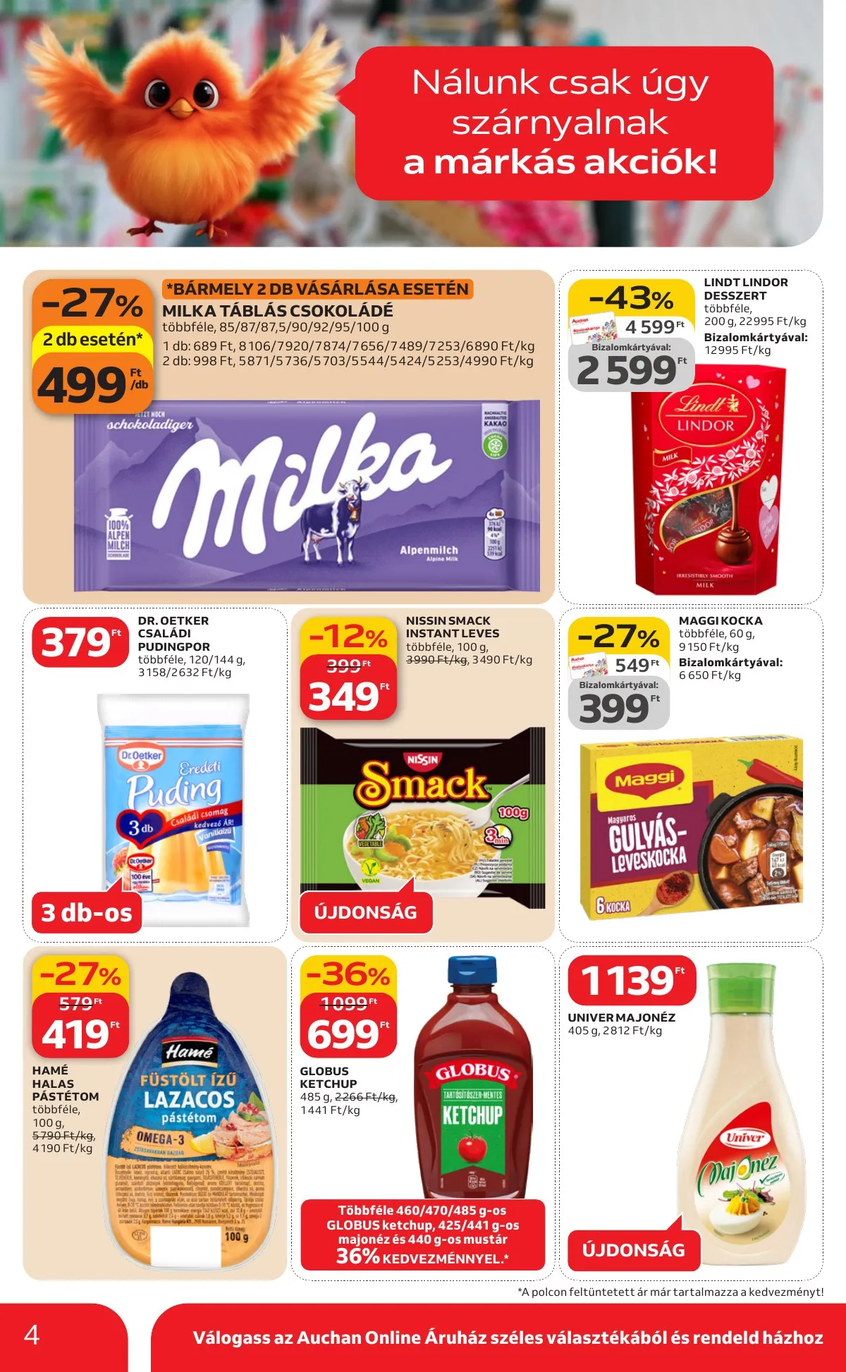 Auchan akciós újság Szupermarket Kethetes 02.05–02.18 – 4. oldal