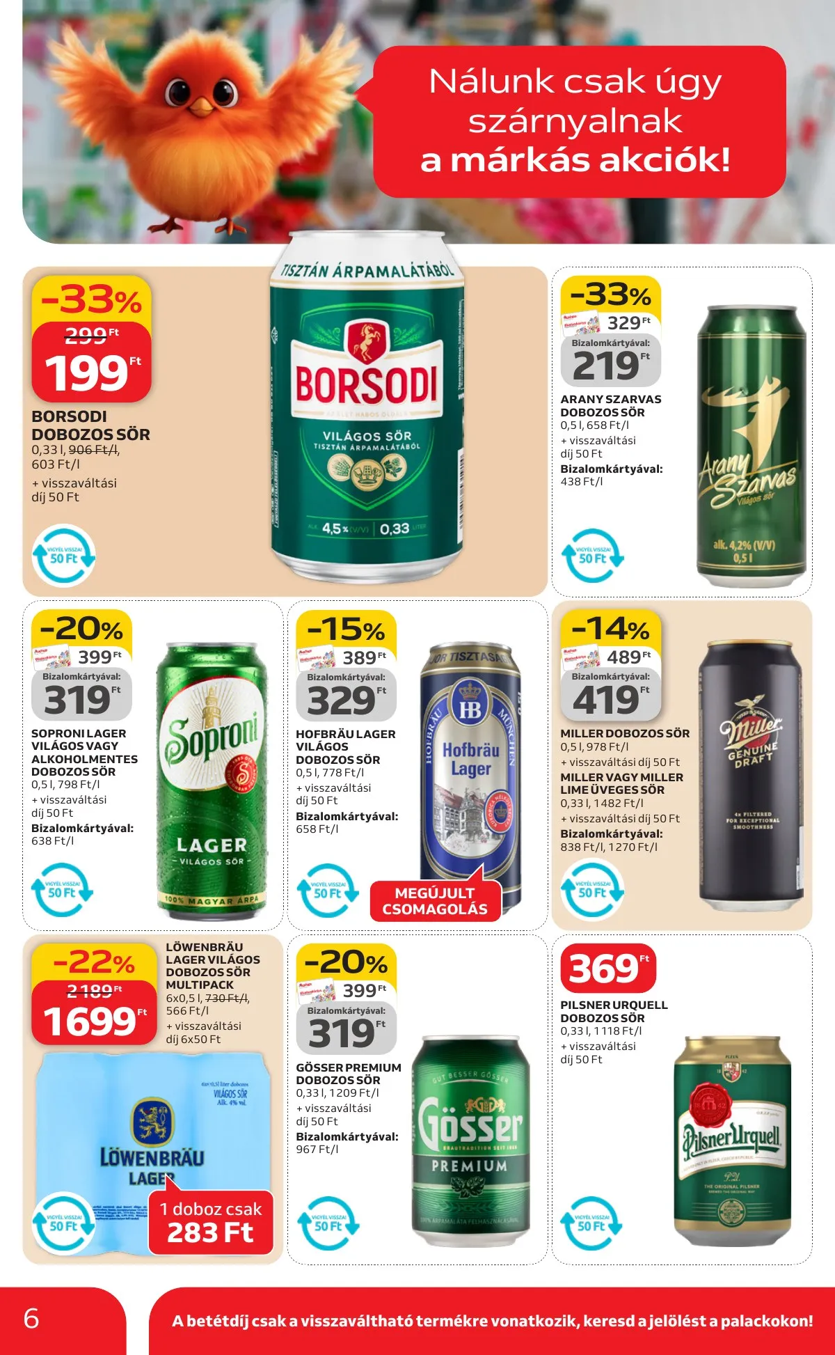Auchan akciós újság Szupermarket Kethetes 02.05–02.18 – 6. oldal