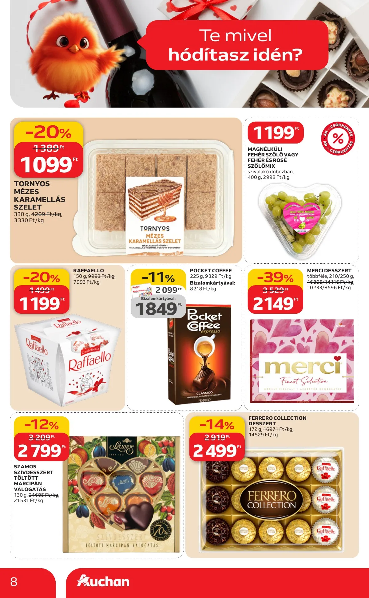 Auchan akciós újság Szupermarket Kethetes 02.05–02.18 – 8. oldal