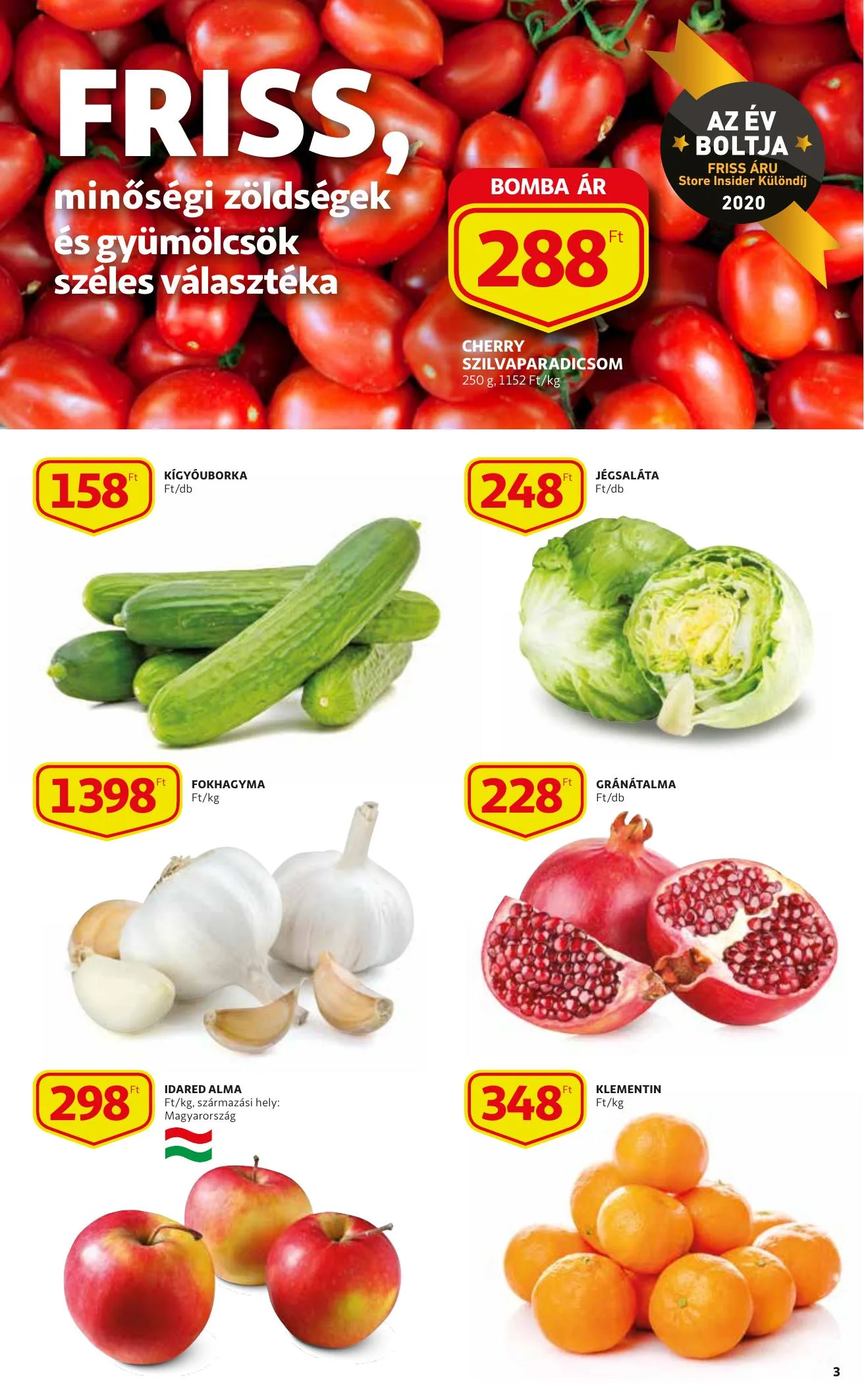 Auchan akciós újság Szupermarket 01.07–01.13 – 3. oldal