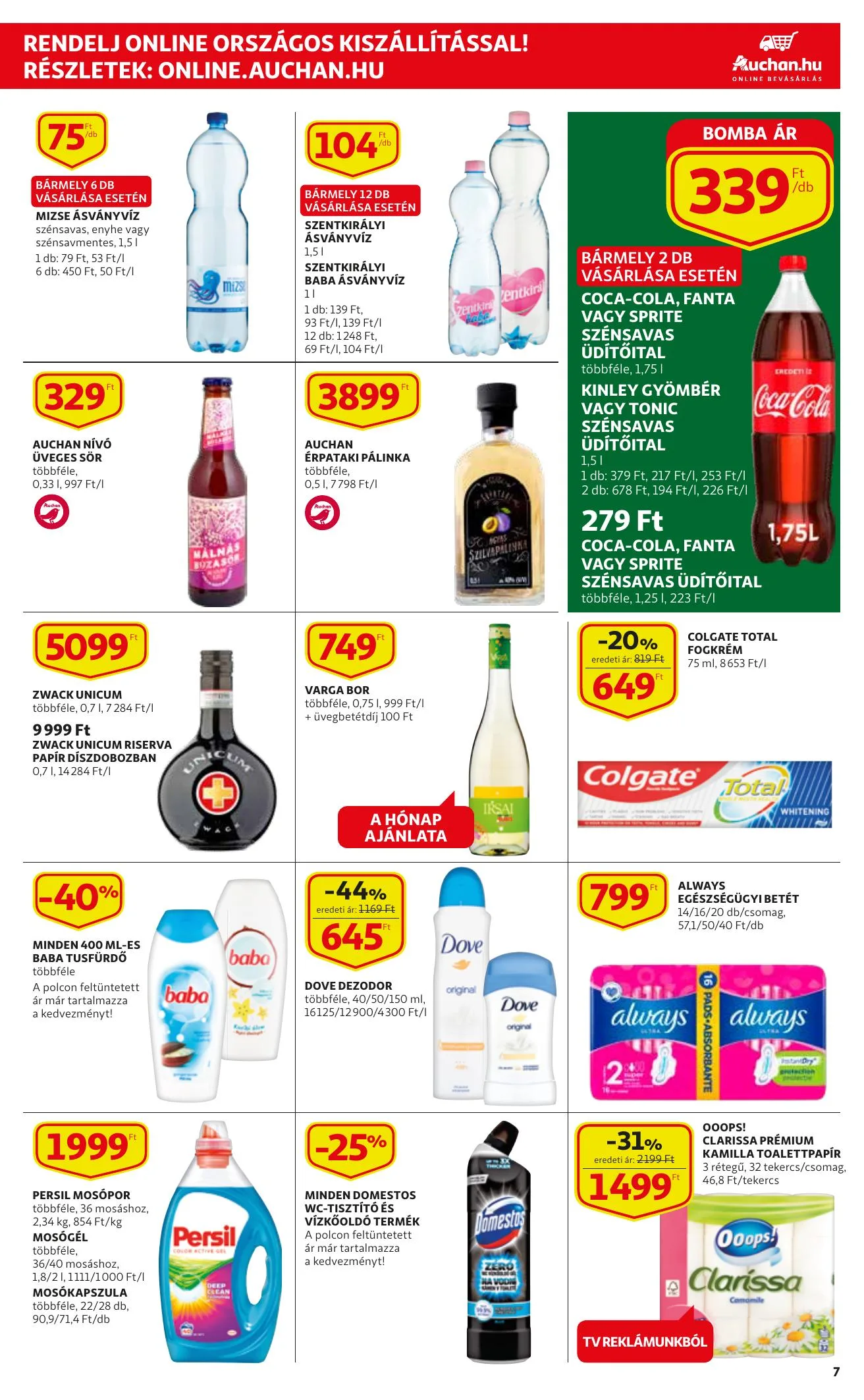 Auchan akciós újság Szupermarket 01.07–01.13 – 7. oldal