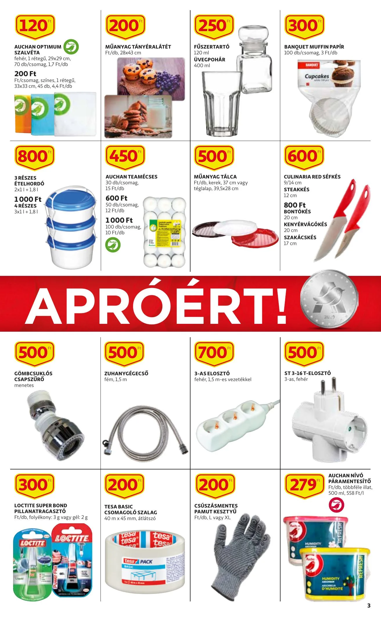Auchan akciós újság Szupermarket 01.14–01.20 – 3. oldal