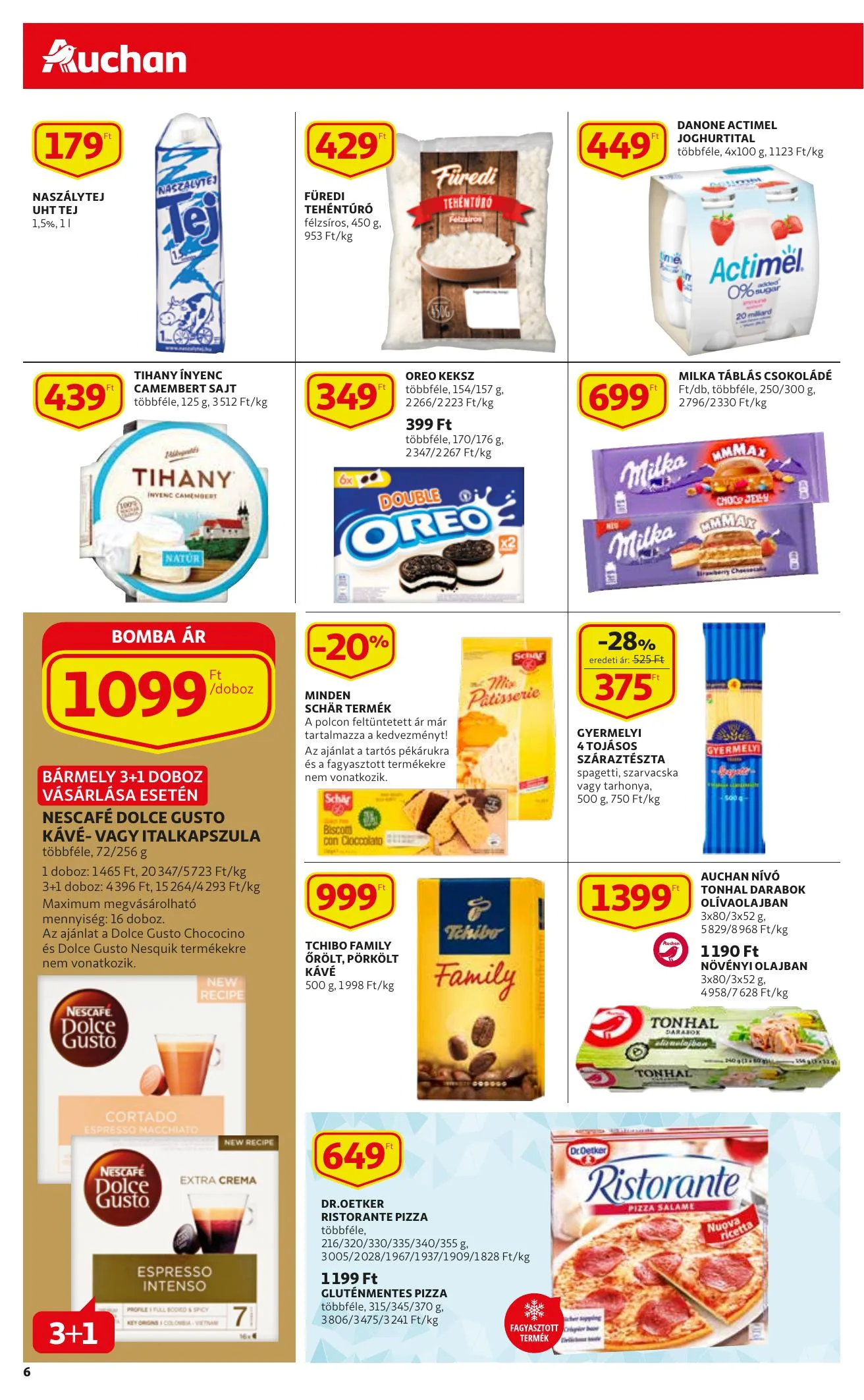 Auchan akciós újság Szupermarket 01.14–01.20 – 6. oldal
