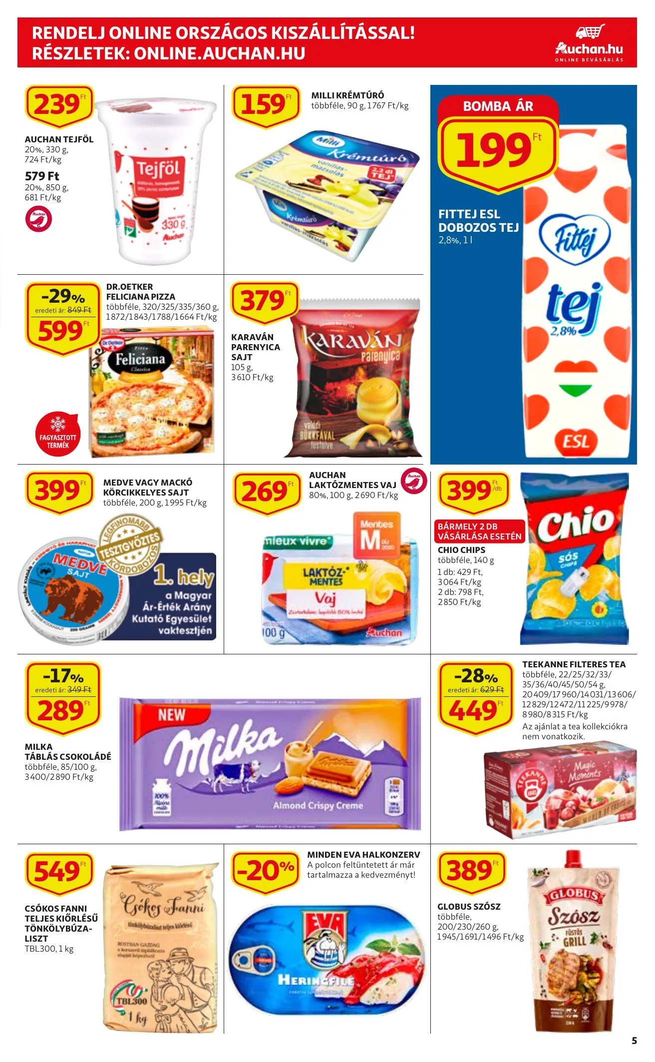 Auchan akciós újság Szupermarket 01.21–02.03 – 5. oldal