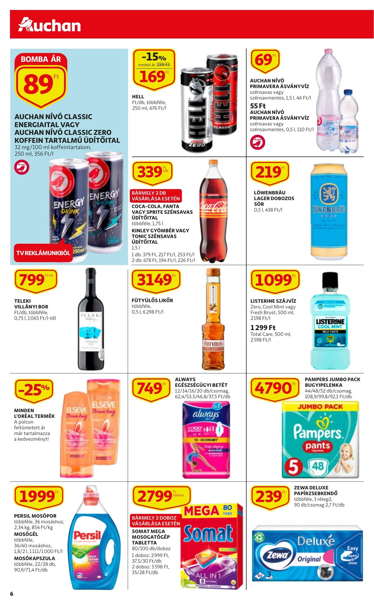 Auchan akciós újság Szupermarket 01.21–02.03 – 6. oldal