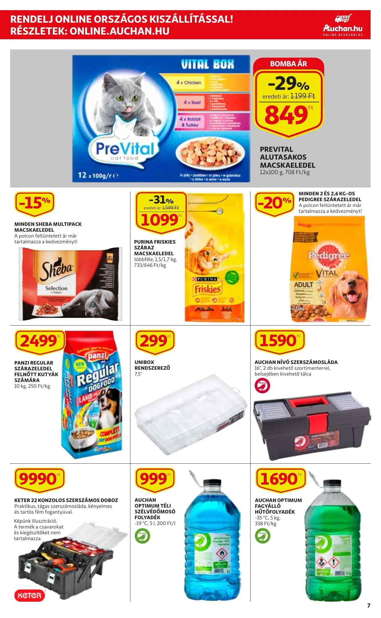 Auchan akciós újság Szupermarket 01.21–02.03 – 7. oldal