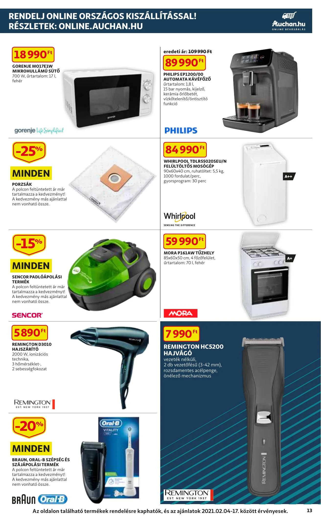 Auchan akciós újság Szupermarket 02.04–02.10 – 13. oldal