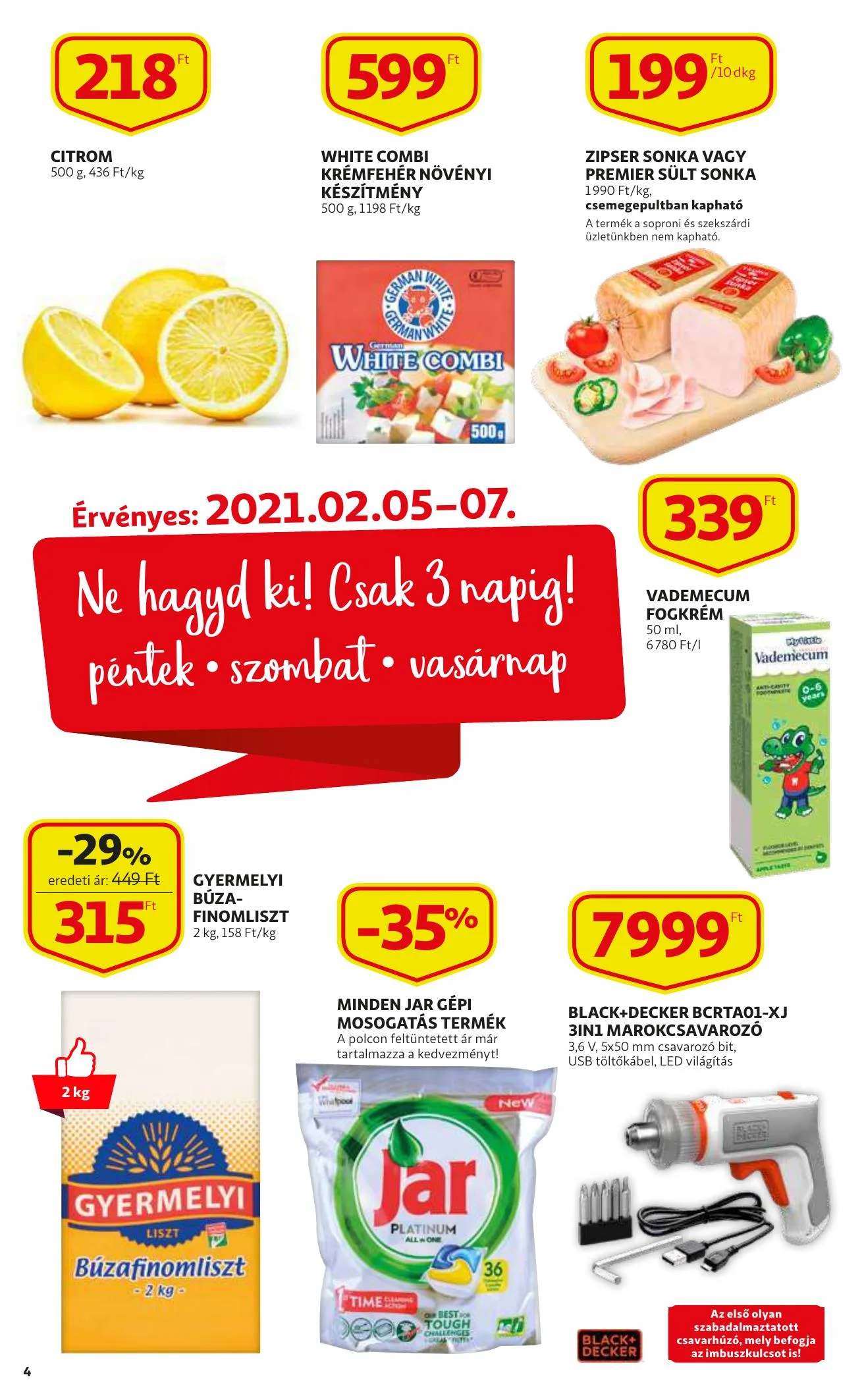 Auchan akciós újság Szupermarket 02.04–02.10 – 4. oldal