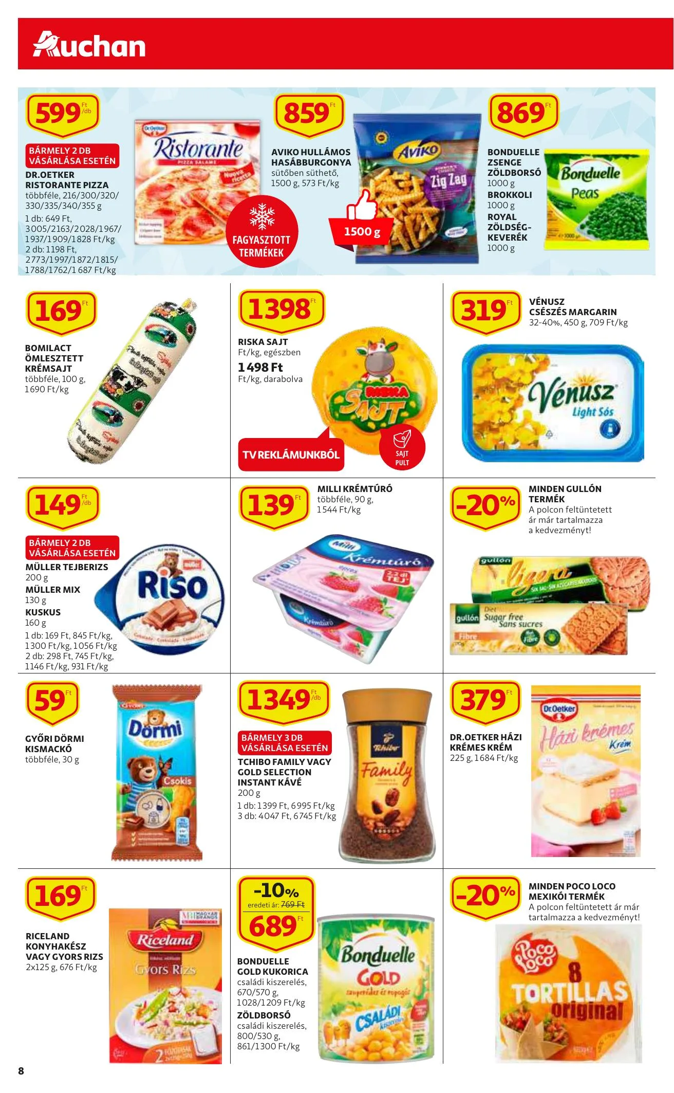 Auchan akciós újság Szupermarket 02.04–02.10 – 8. oldal